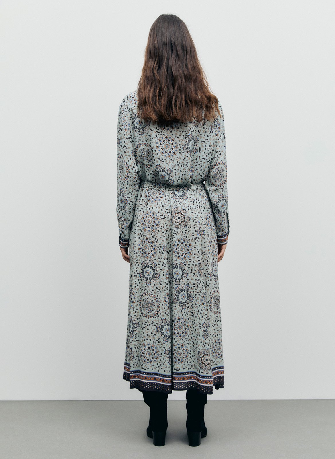 Midirock mit Print GERARD DAREL Blau