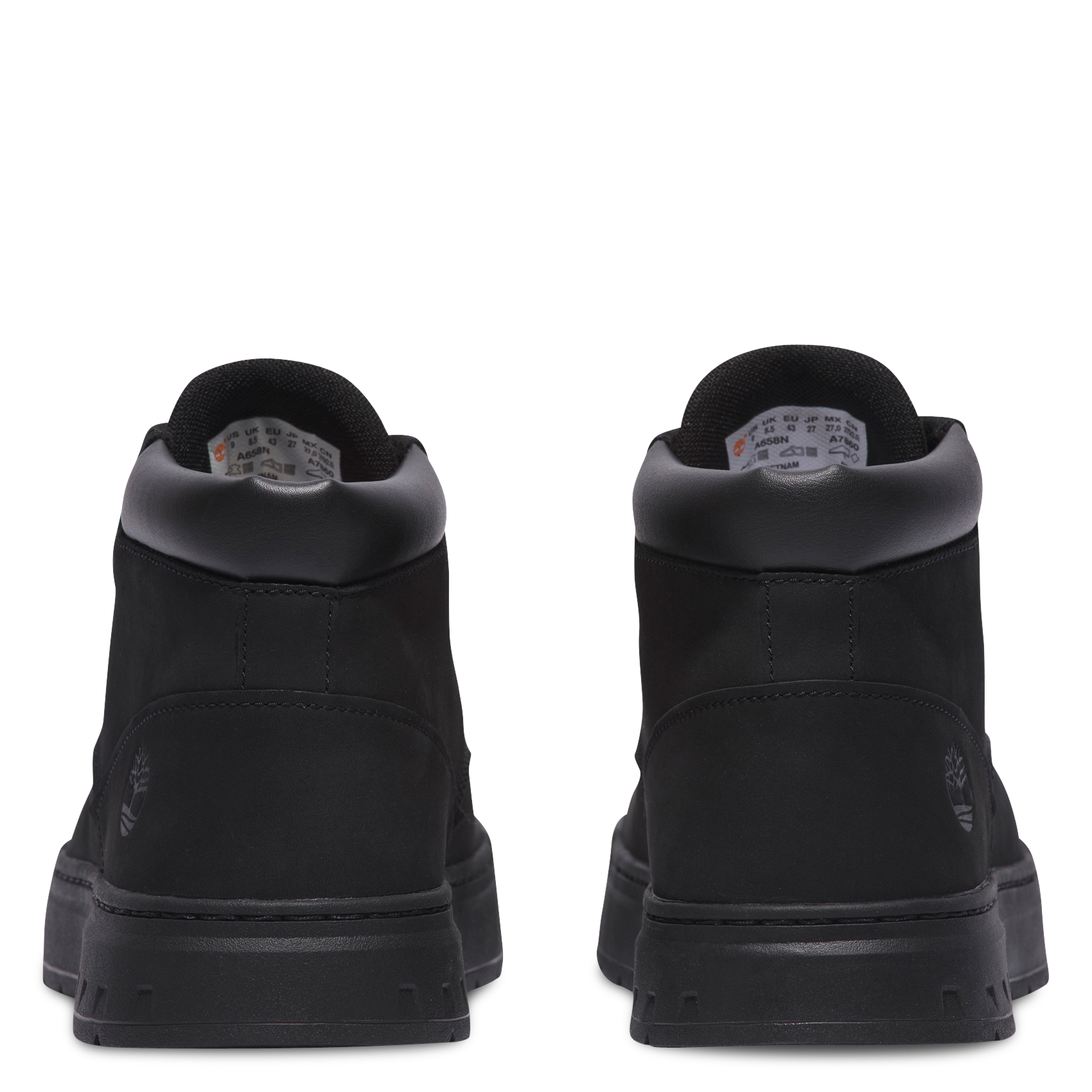 Baskets mi-haute en cuir TIMBERLAND Noir