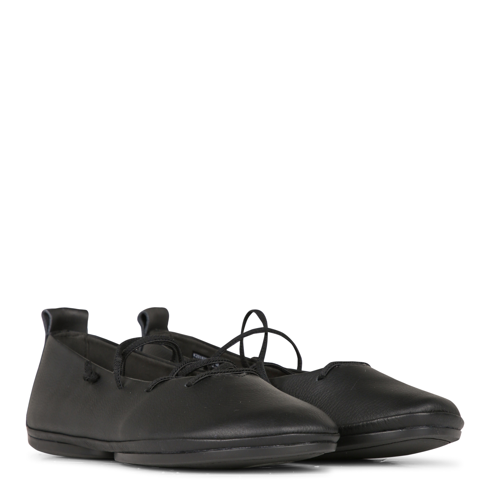 Leather ballet pumps CAMPER Black
