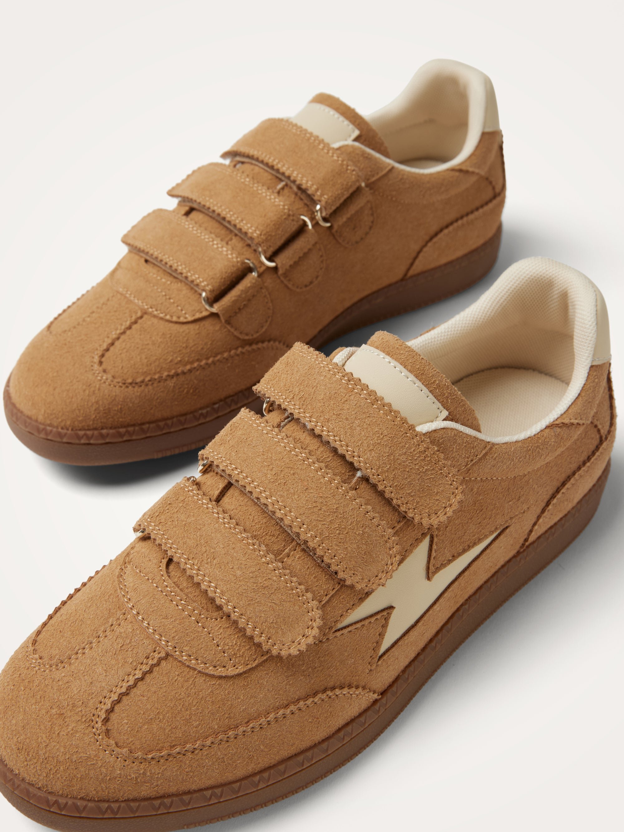 Lightning retro sole sneakers | Beige VANESSA WU Women