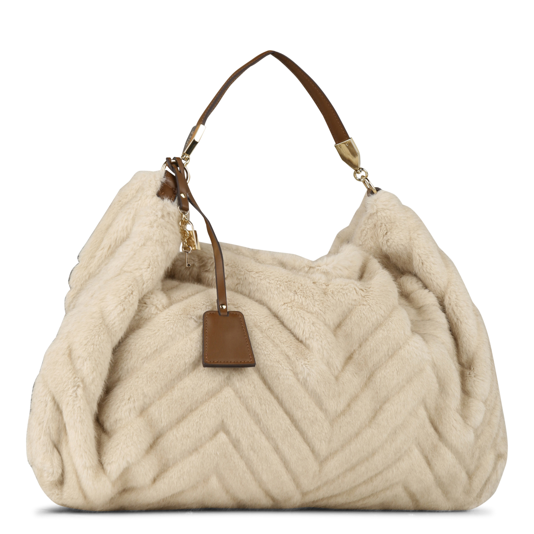 Handtasche in Felloptik LIU JO Beige