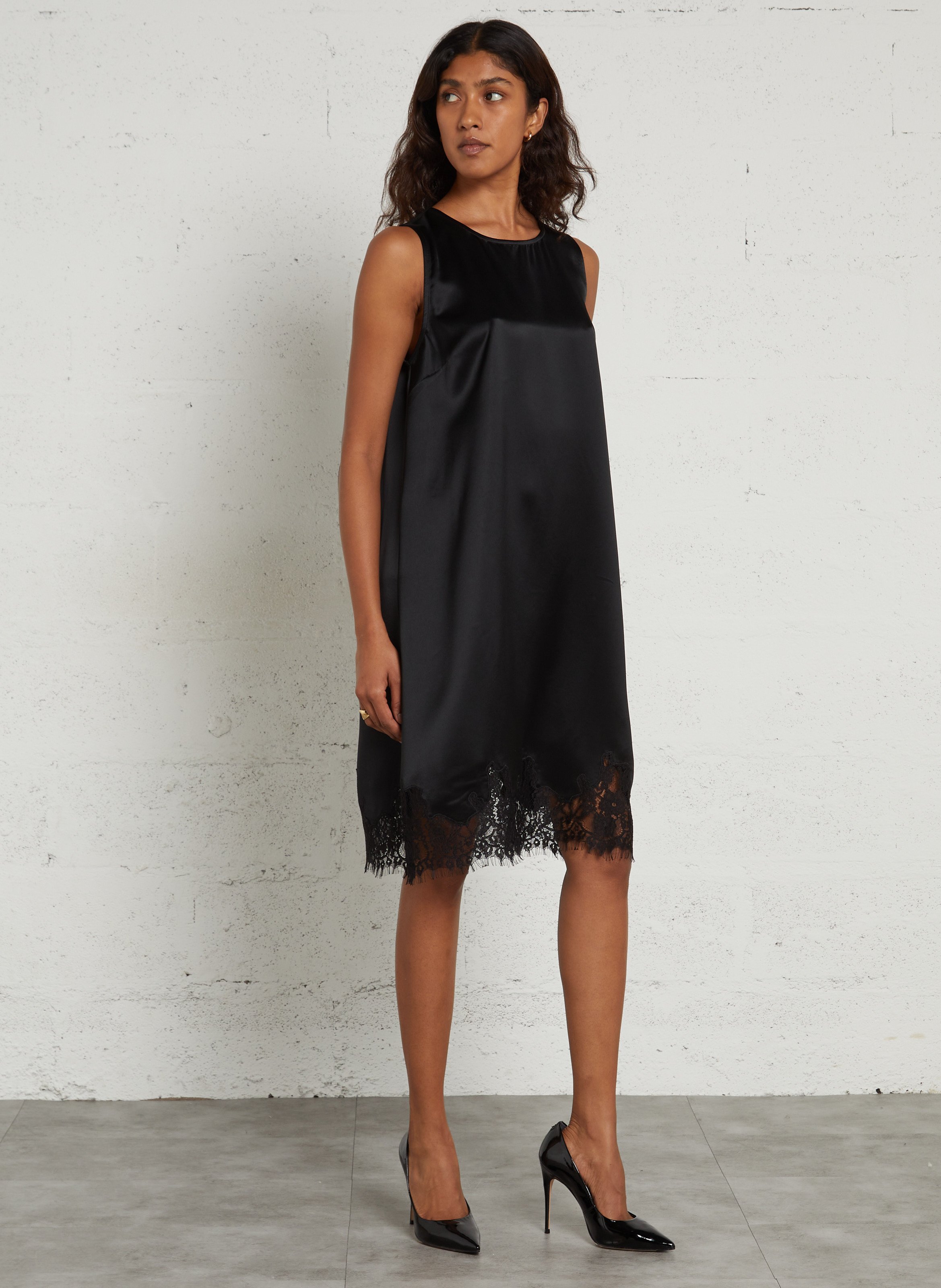Short round-neck dress JC SOPHIE Black