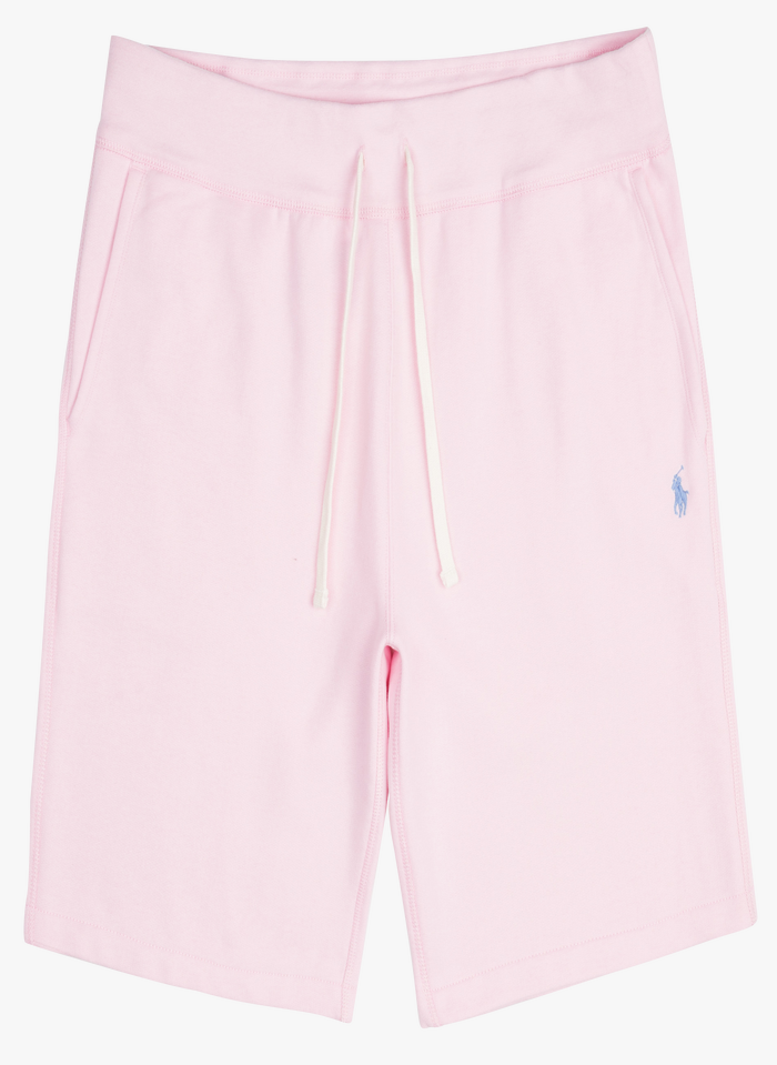 Pantalón Corto Bordado Mezcla De Algodón Pink Polo Ralph Lauren - | Place des Tendances