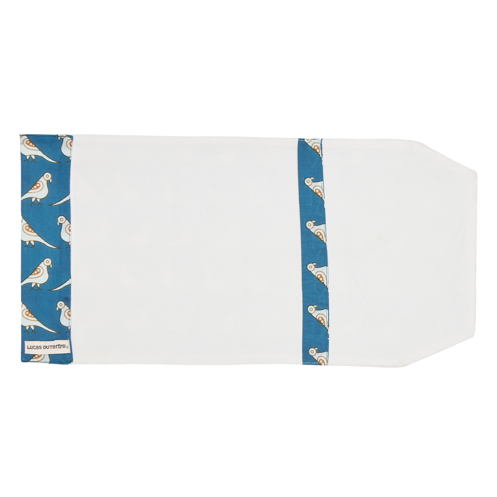 Printed cotton health record protector LUCAS DU TERTRE Blue