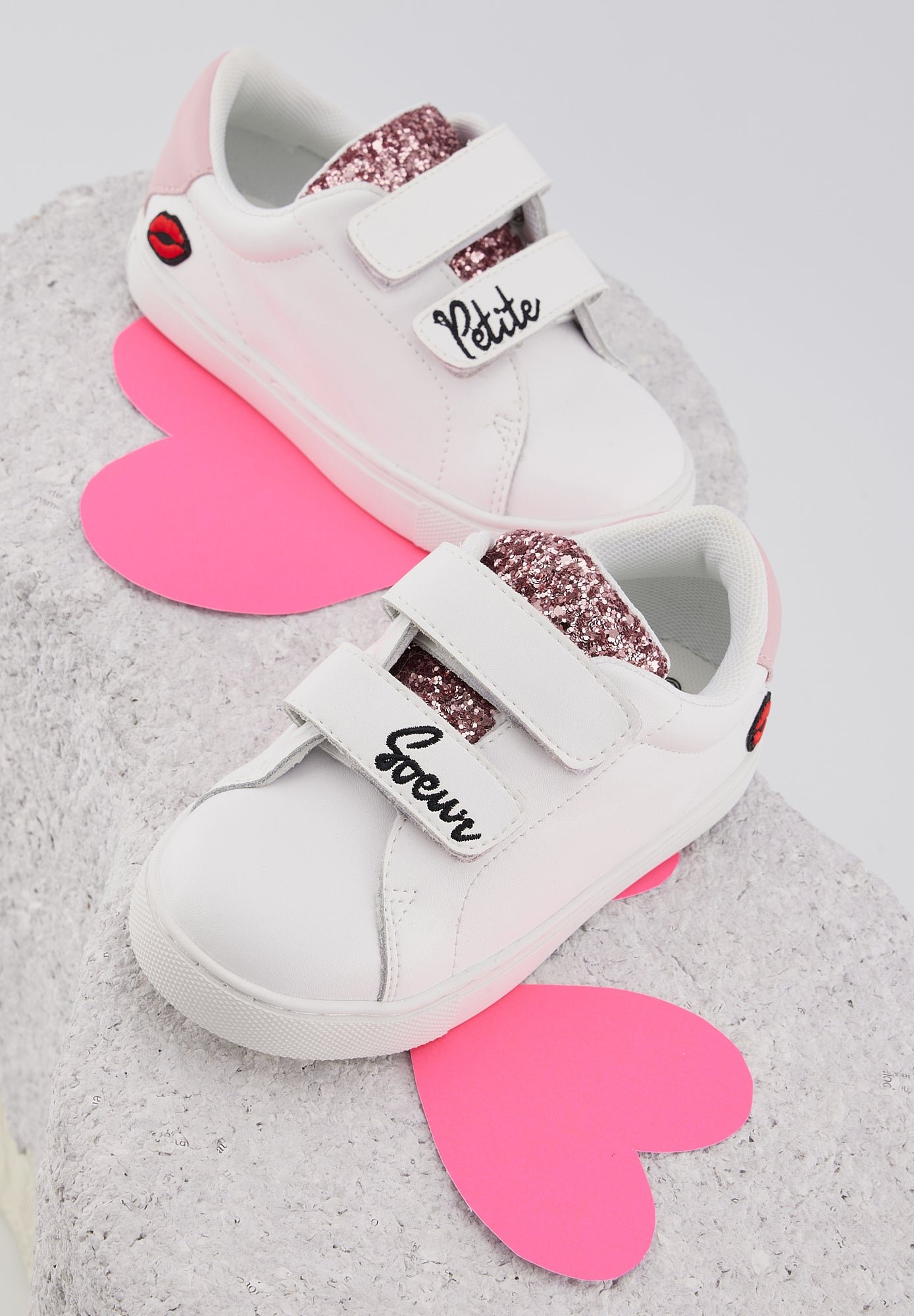 Leather sneakers BONS BAISERS PARIS White