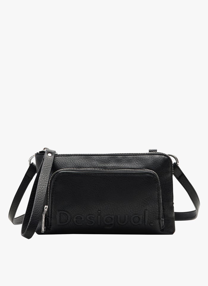Sac Bandouli re Logo Noir Desigual Femme Place des Tendances