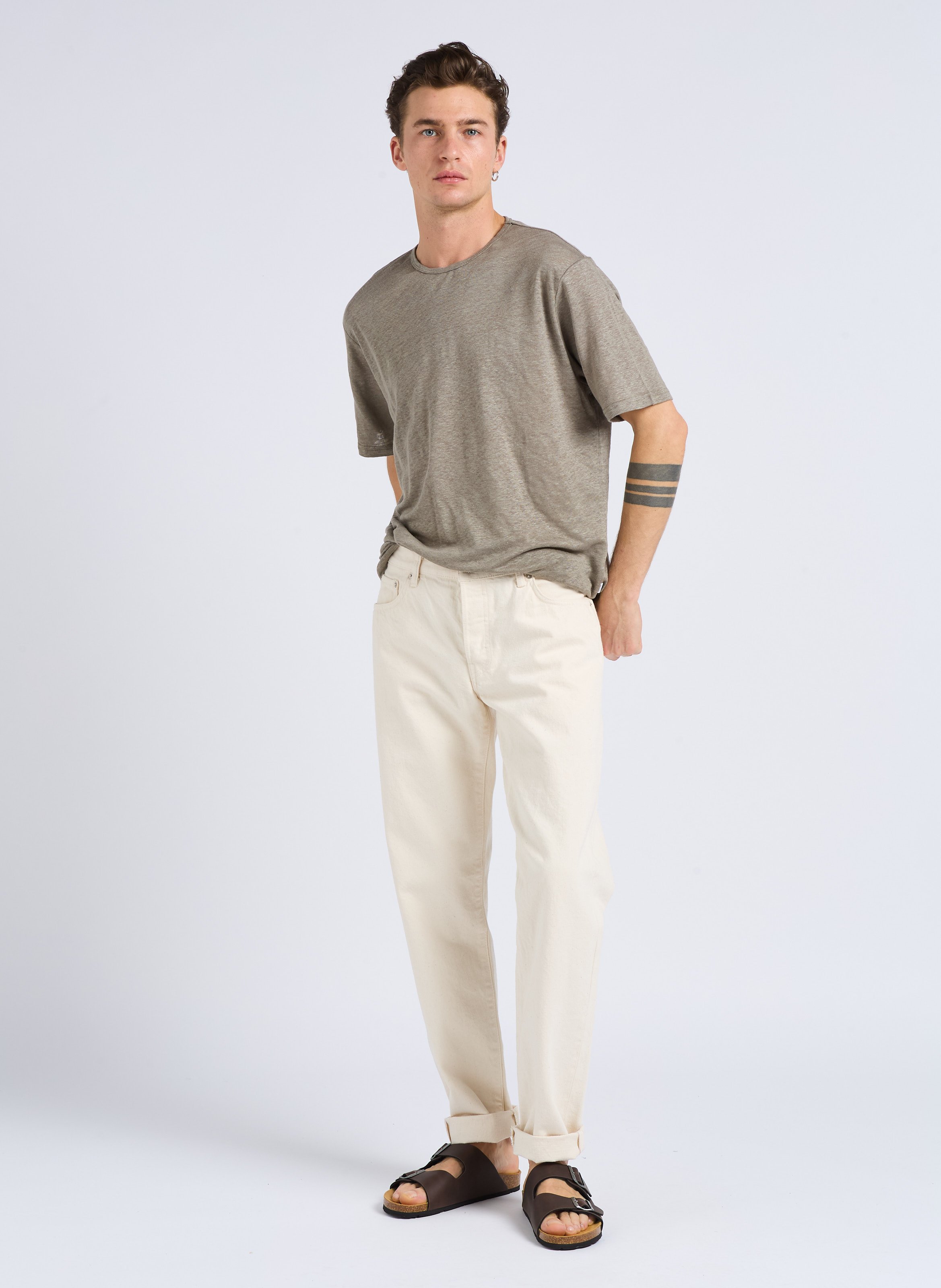 Flat sandals with buckles PEPE JEANS Brown