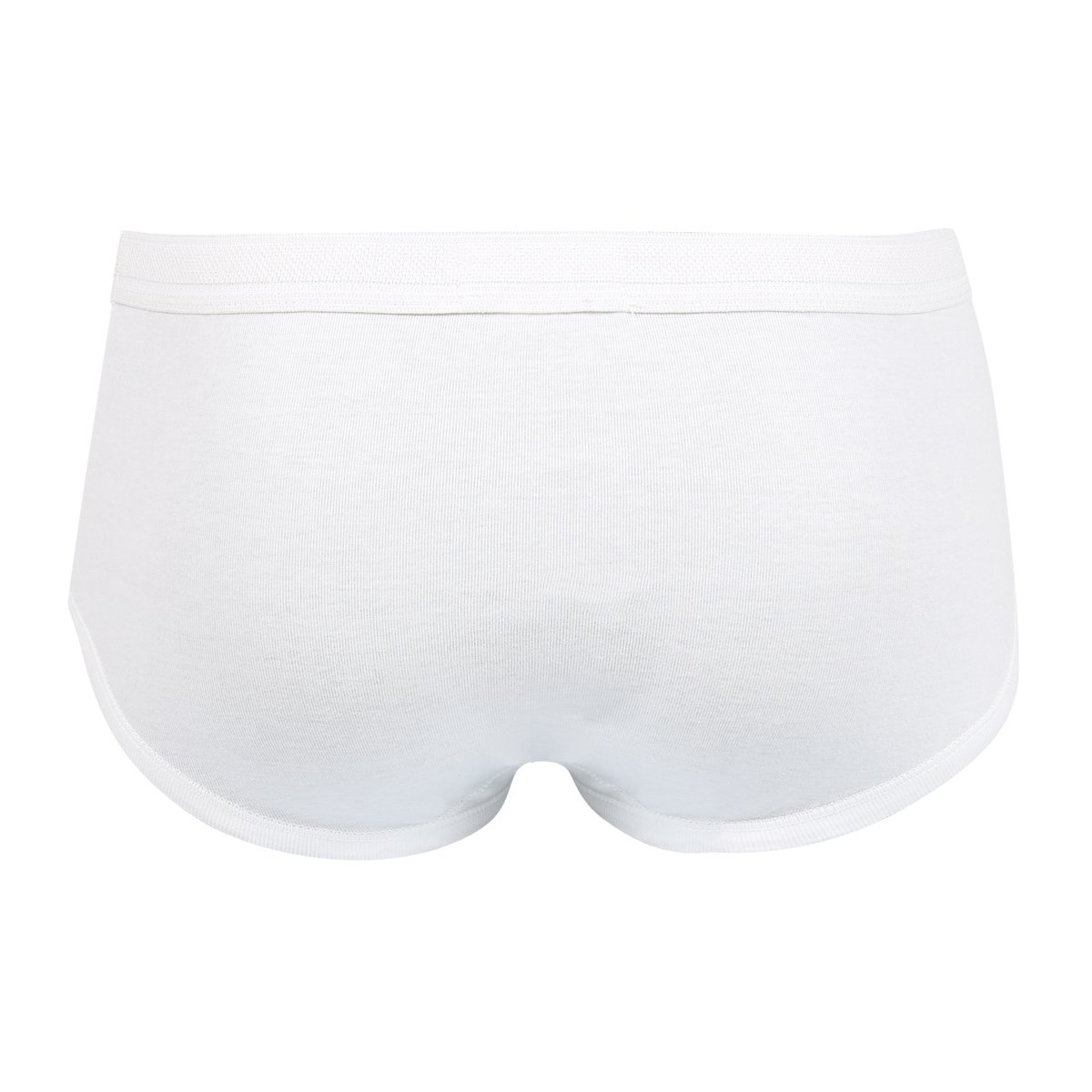 High-rise open pure premium cotton panties White