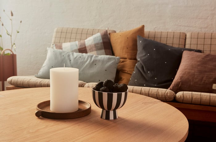 Stoneware bowl OYOY LIVING DESIGN Black