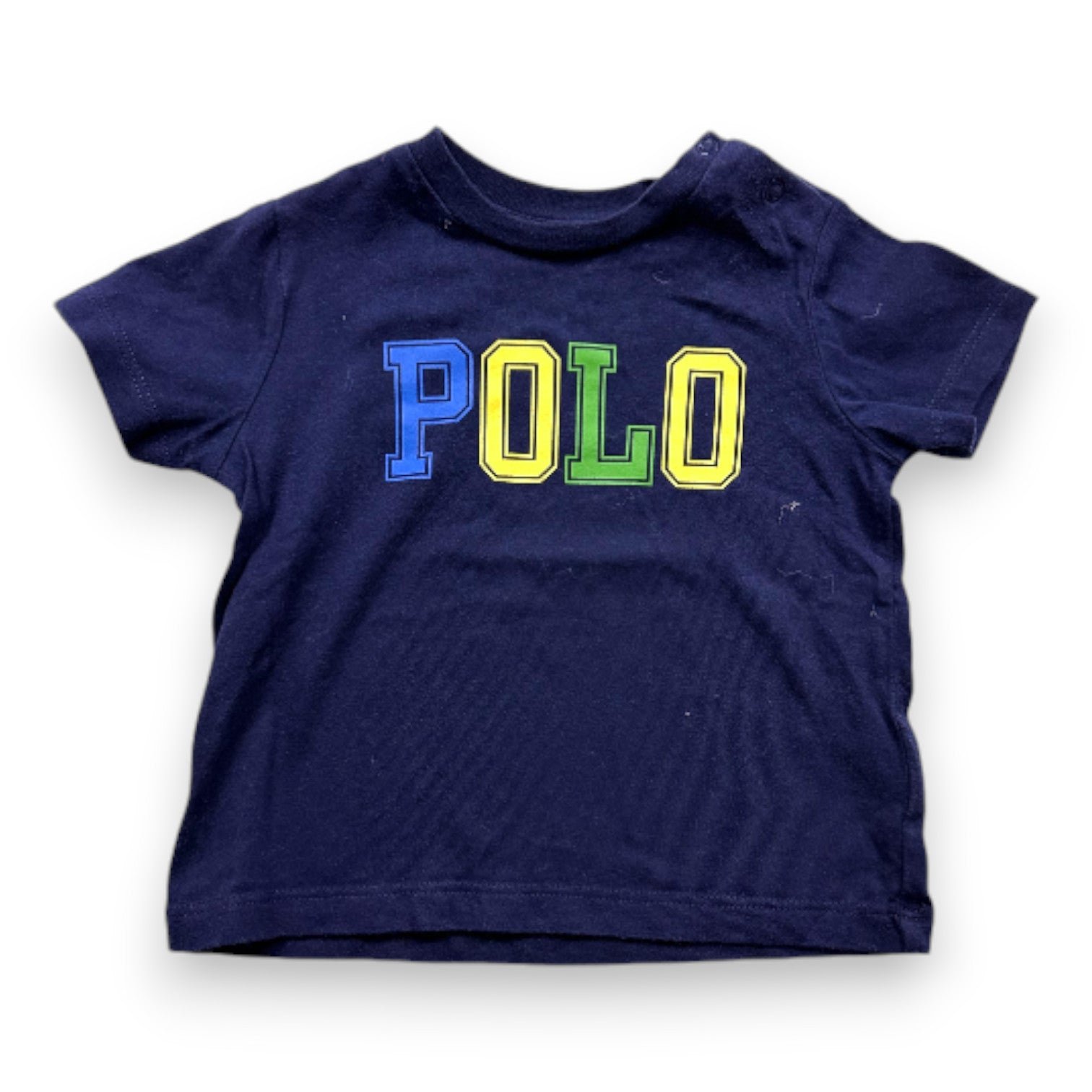 Black Baby T-shirt - 6 months POLO RALPH LAUREN - Seconde Main Black