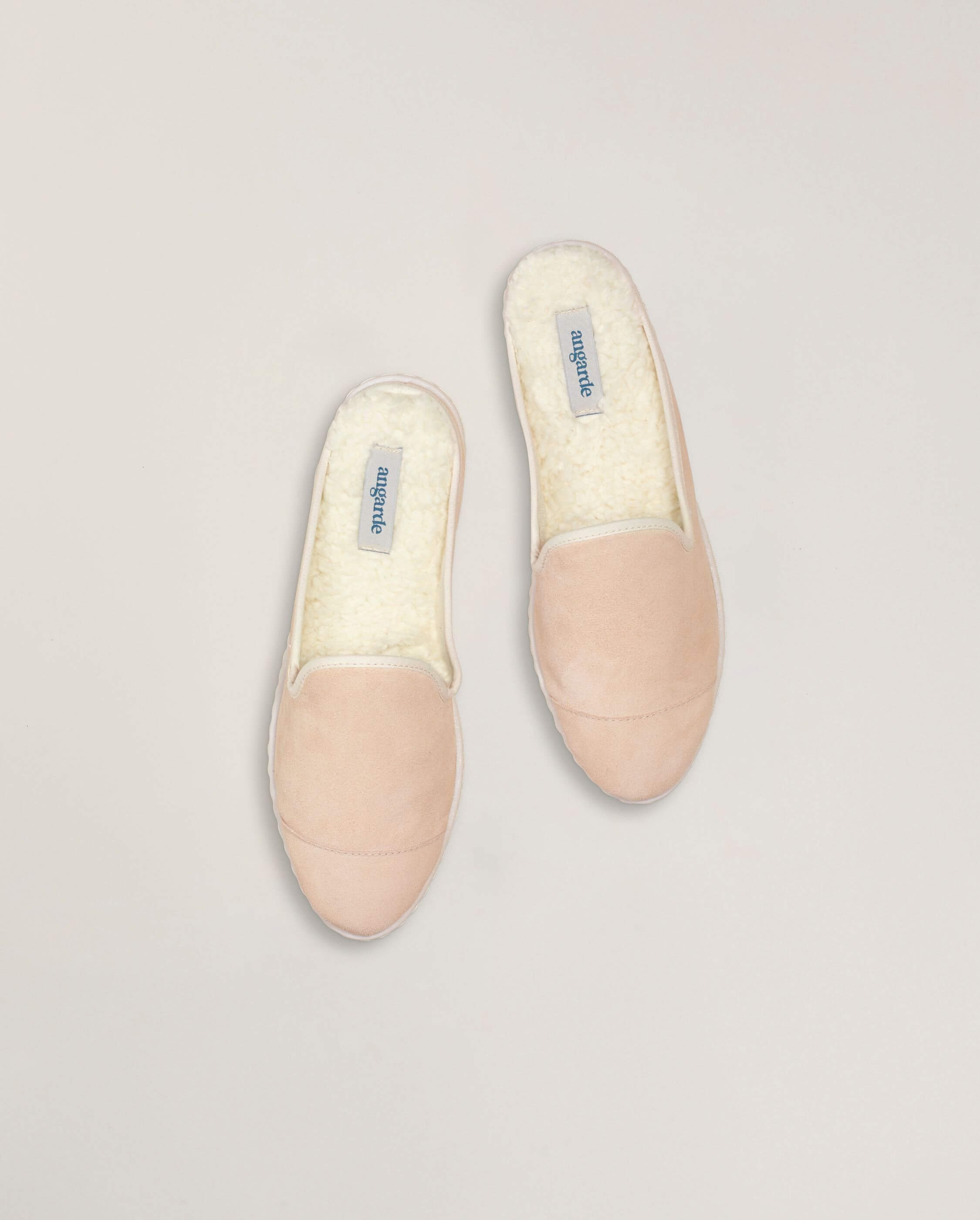 Women's leather mule, pink ANGARDE Pink