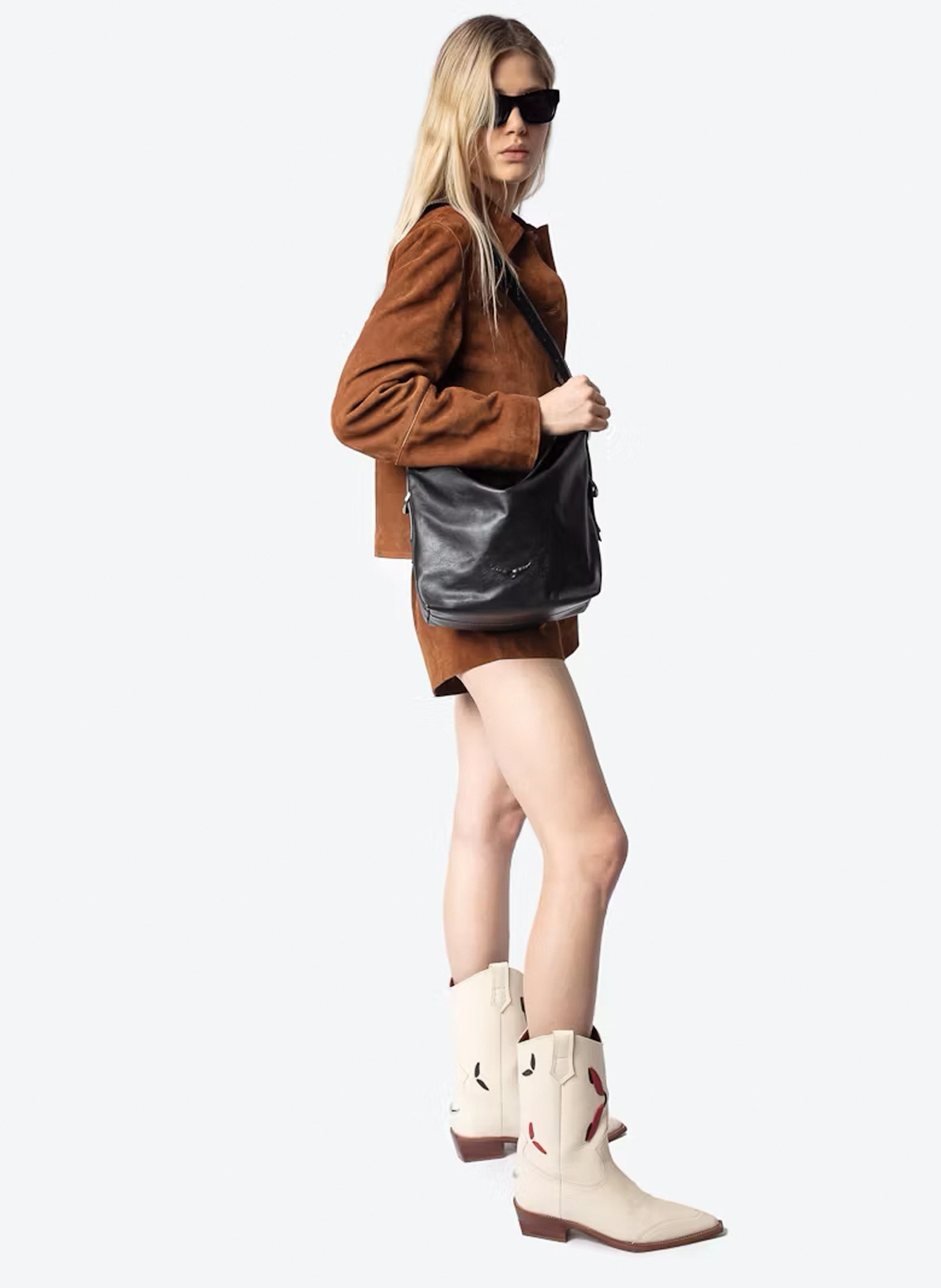 Leren crossbodytas  ZADIG&VOLTAIRE Zwart