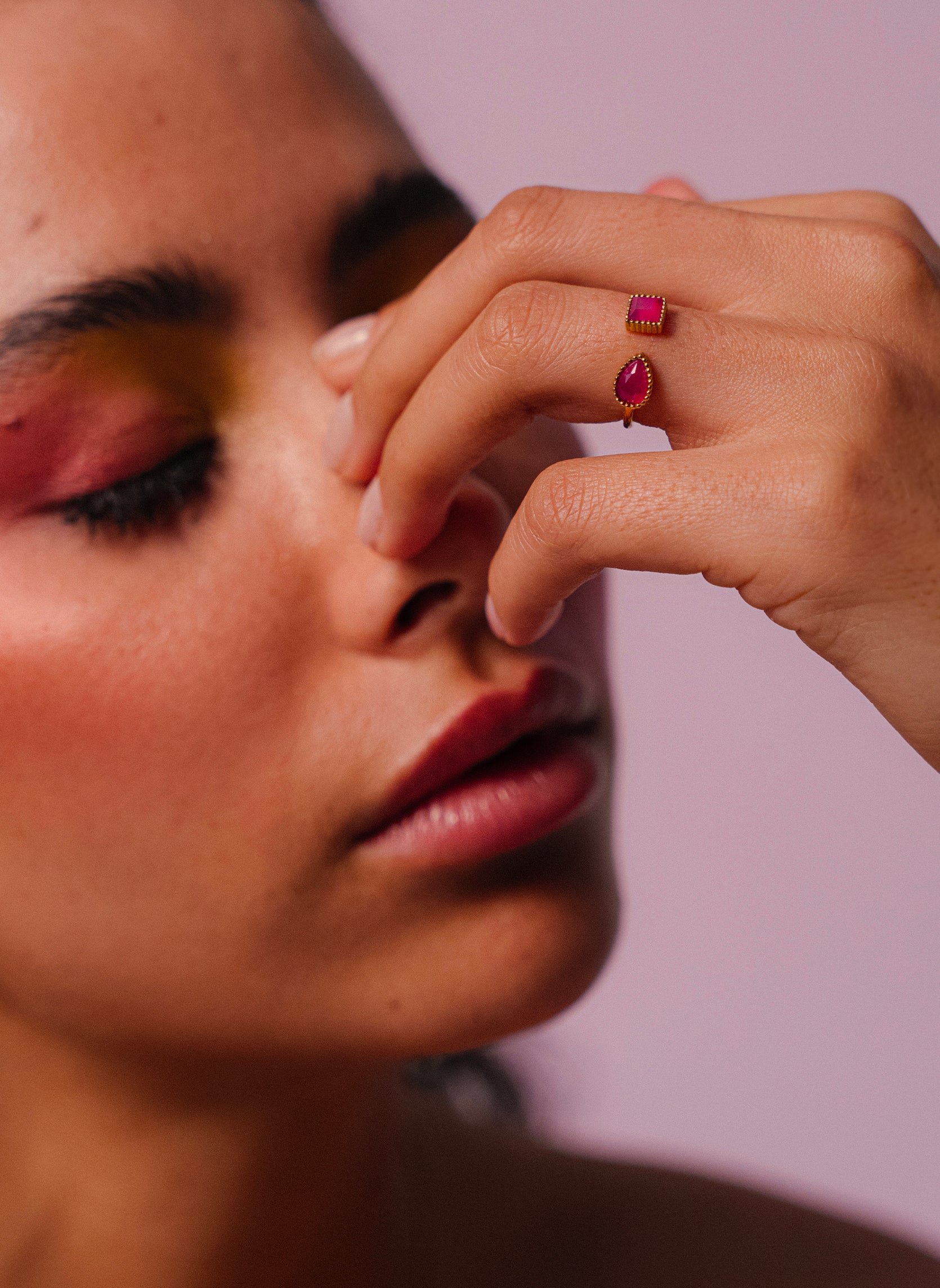 Thin ring Katia AEC Paris Pink