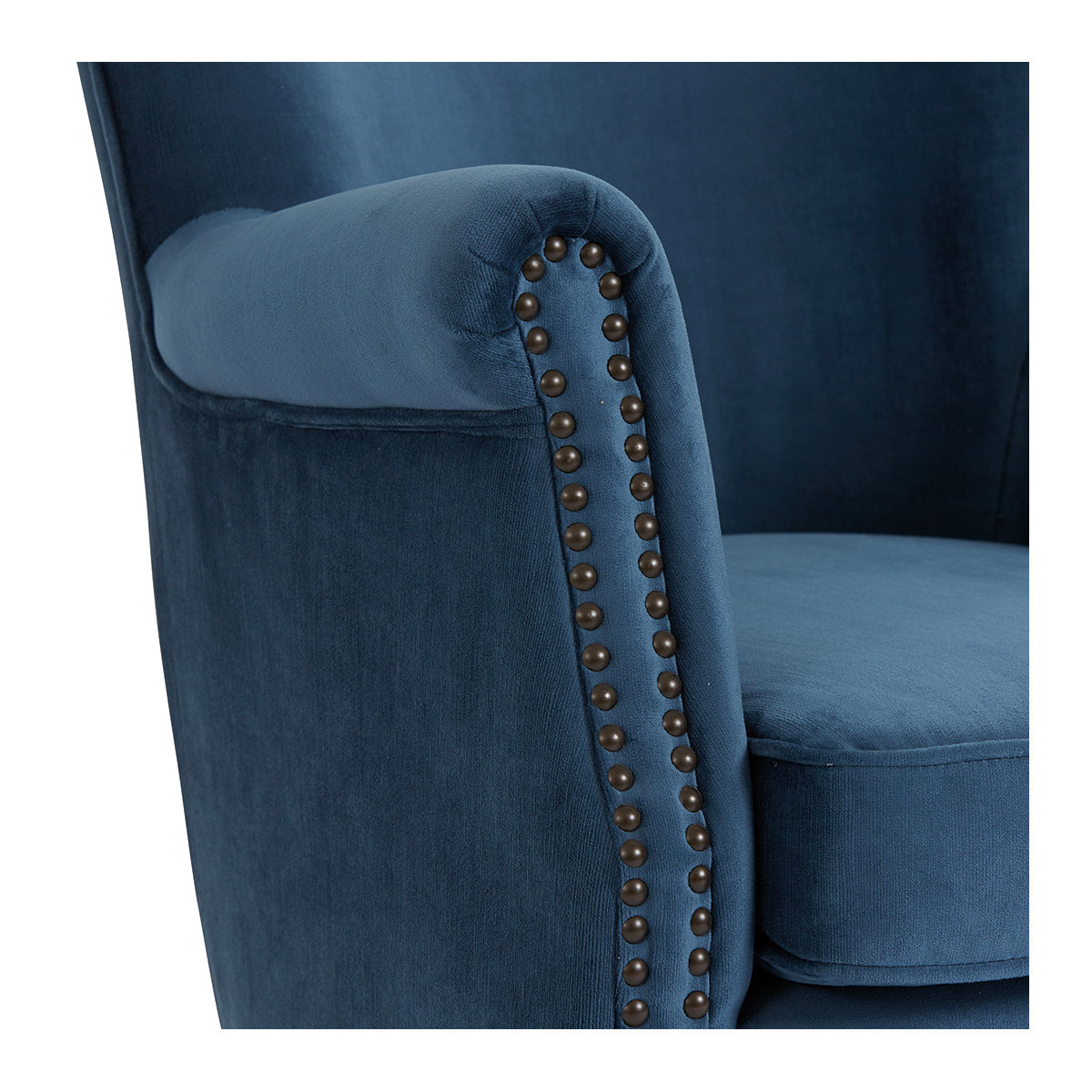 Pine armchair BLANC D'IVOIRE Blue