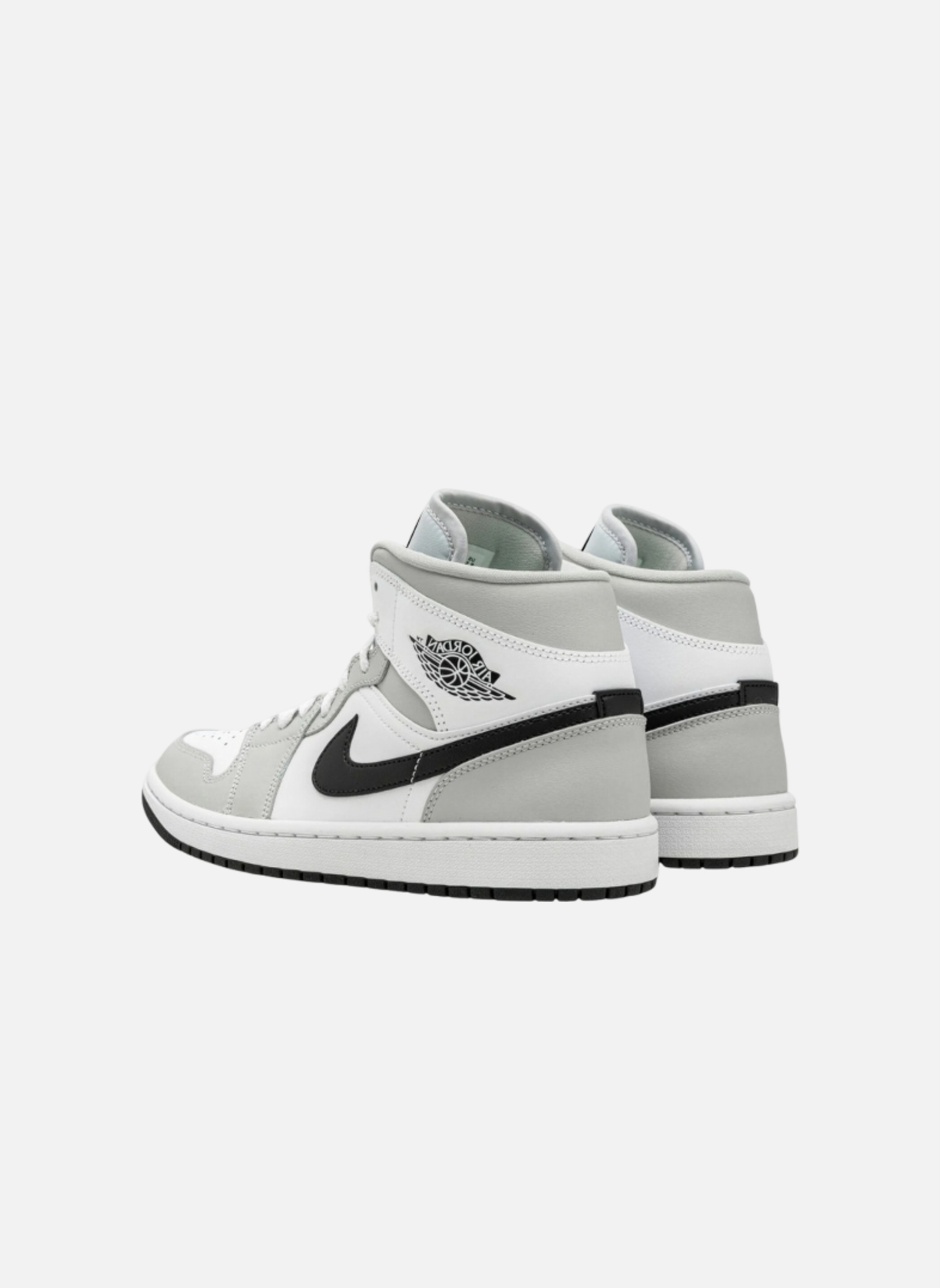 High-top leather sneakers Jordan Black