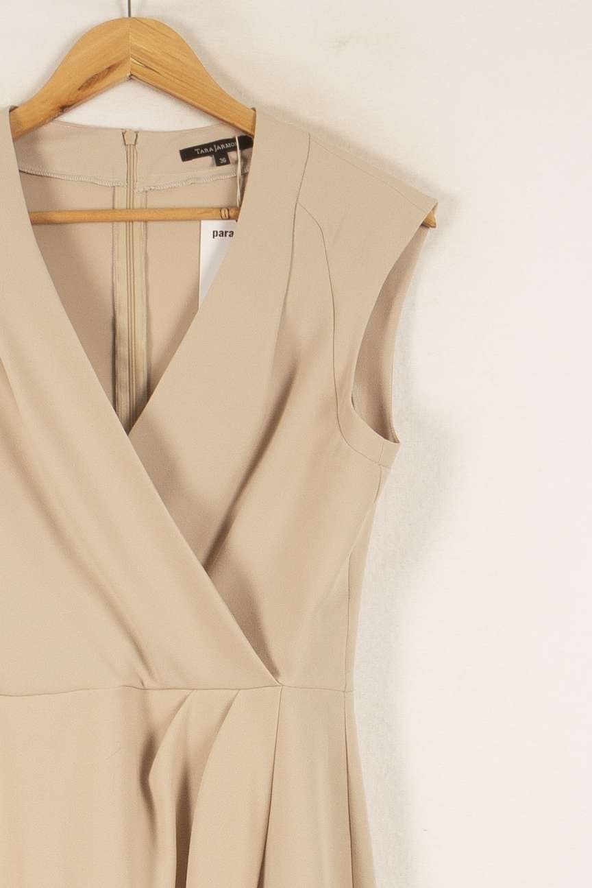 Midi dress TARA JARMON - Seconde Main Beige
