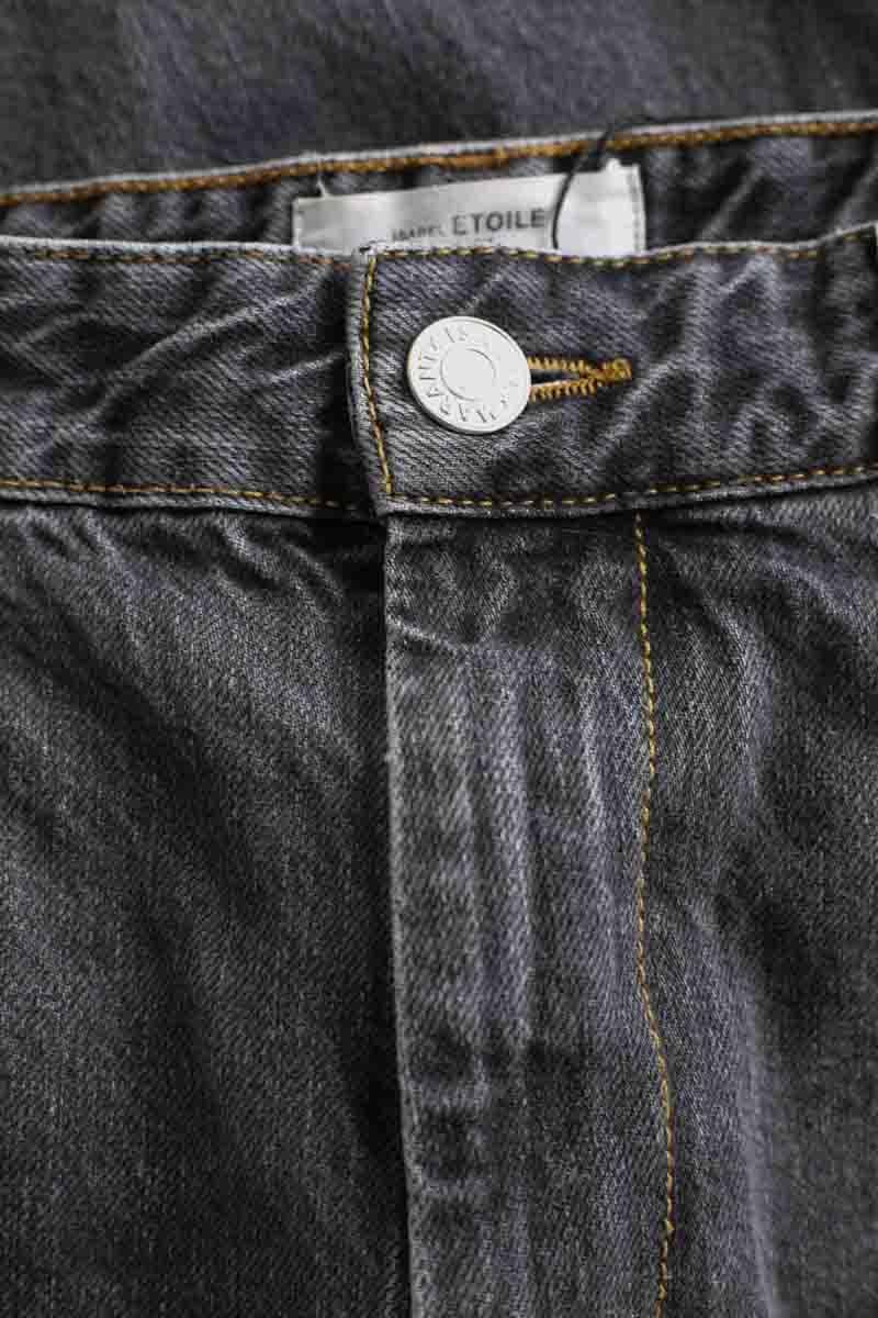Cotton skinny jeans ISABEL MARANT ÉTOILE - SECONDE MAIN Black