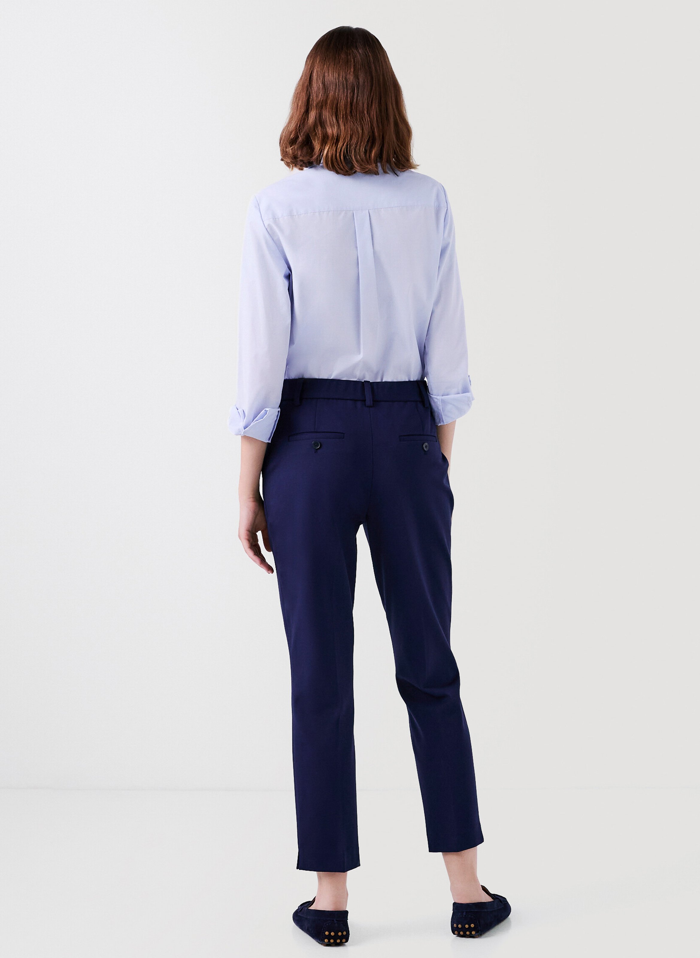Pantalon slim CAROLL Bleu