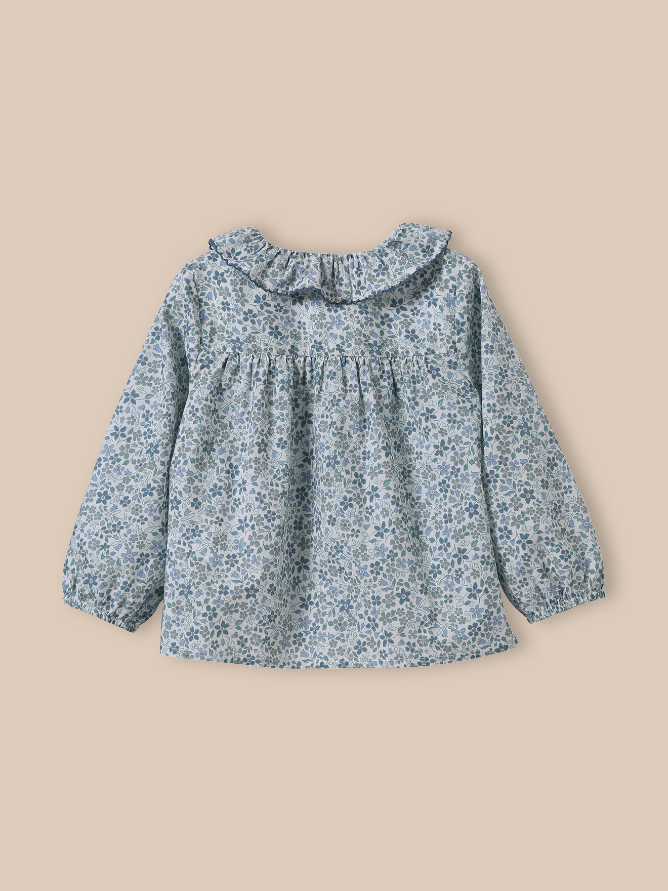 Jeanne printed blouse CYRILLUS Blue