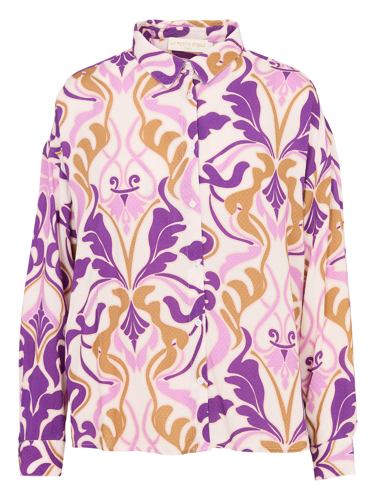 Chemise col classique  LA PETITE ETOILE Violet
