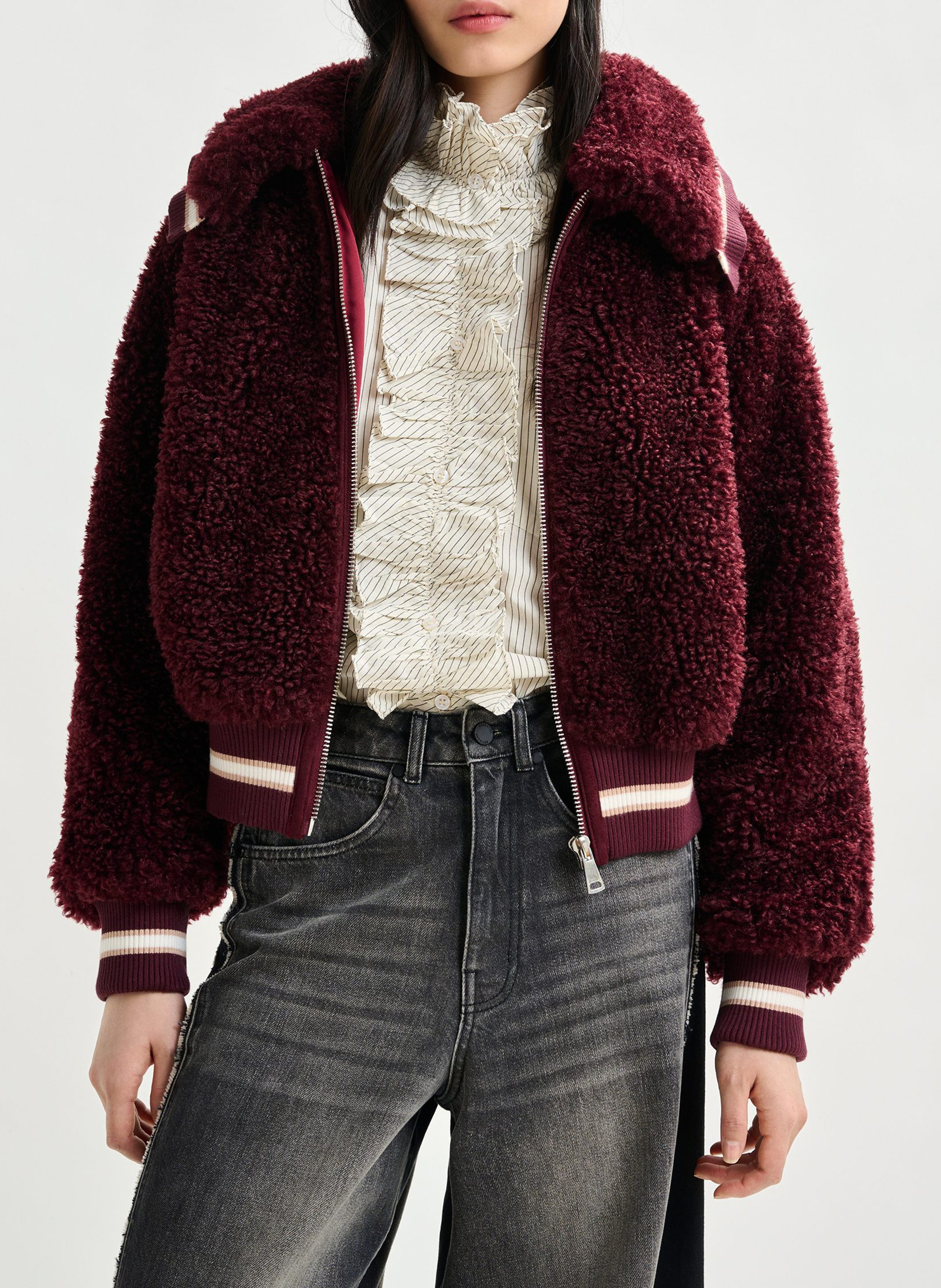 Veste col classique  ESSENTIEL ANTWERP Rouge