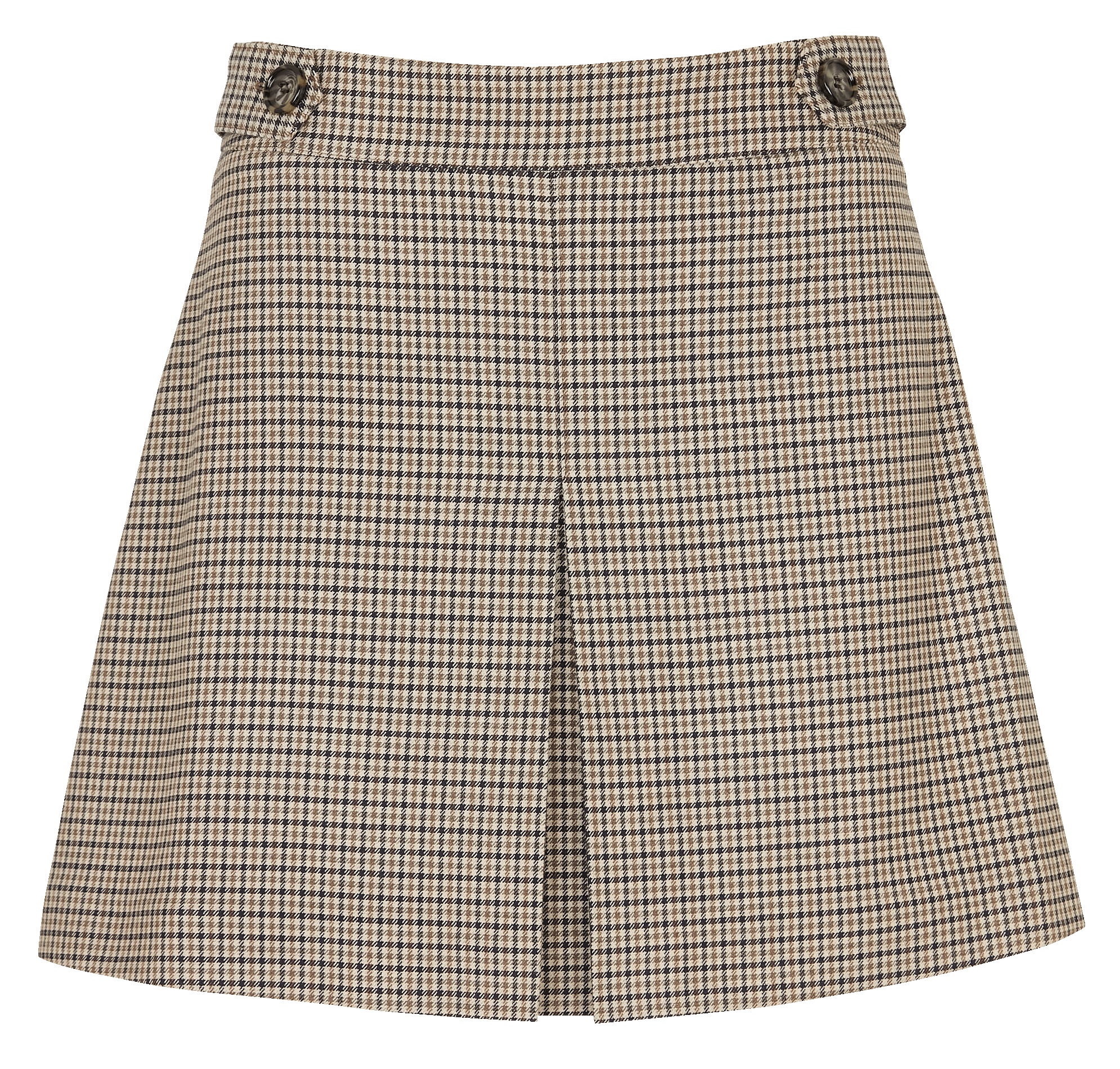 Printed A-line skirt PETITE MENDIGOTE Beige