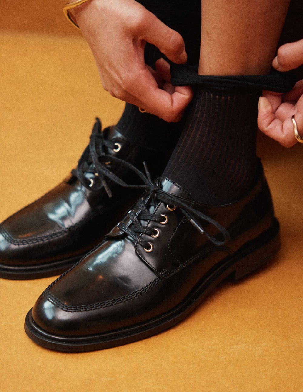 Derby shoes ODAJE EX. M.MOUSTACHE Black