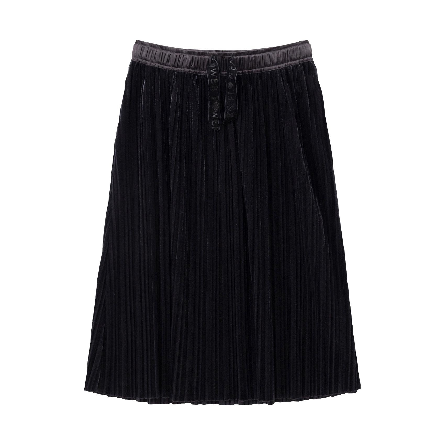 Jupe midi en velours IKKS JUNIOR Noir