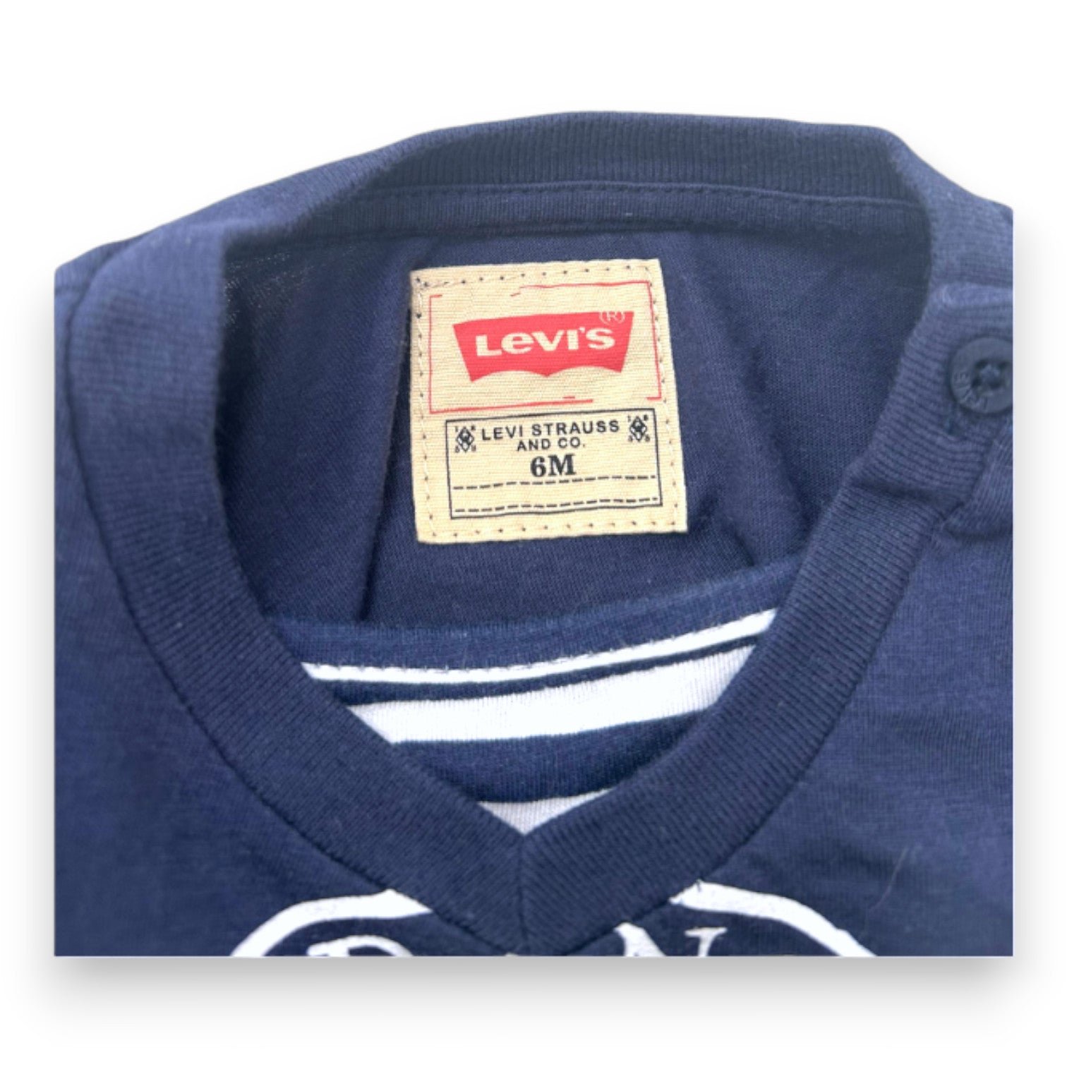 Blue baby T-shirt - 6 months LEVI'S - Seconde main Blue