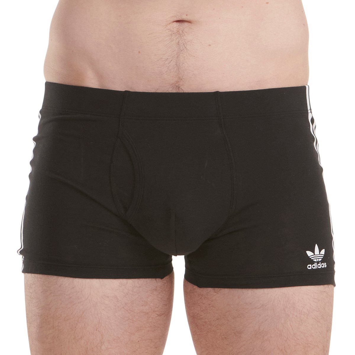 Flex cotton 3-stripe boxer shorts, pack of 3 ADIDAS UNDERWEAR Black