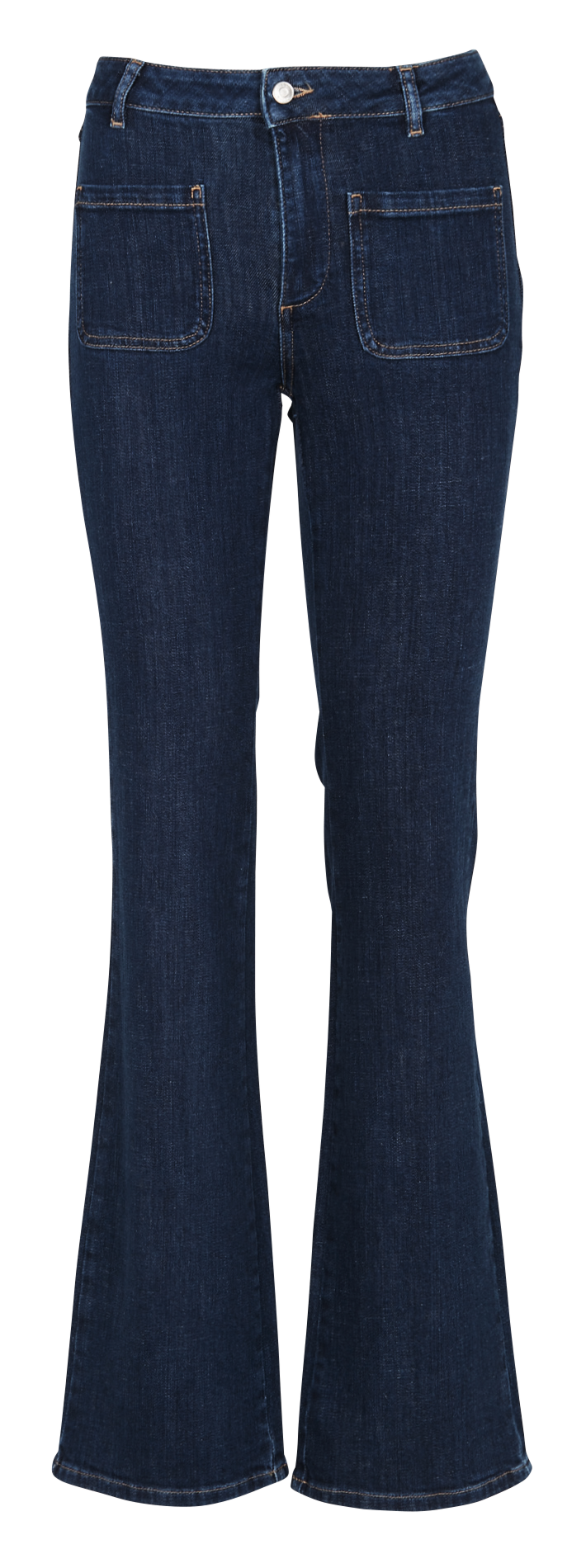 Jean droit en coton mélangé  BA&SH Bleu