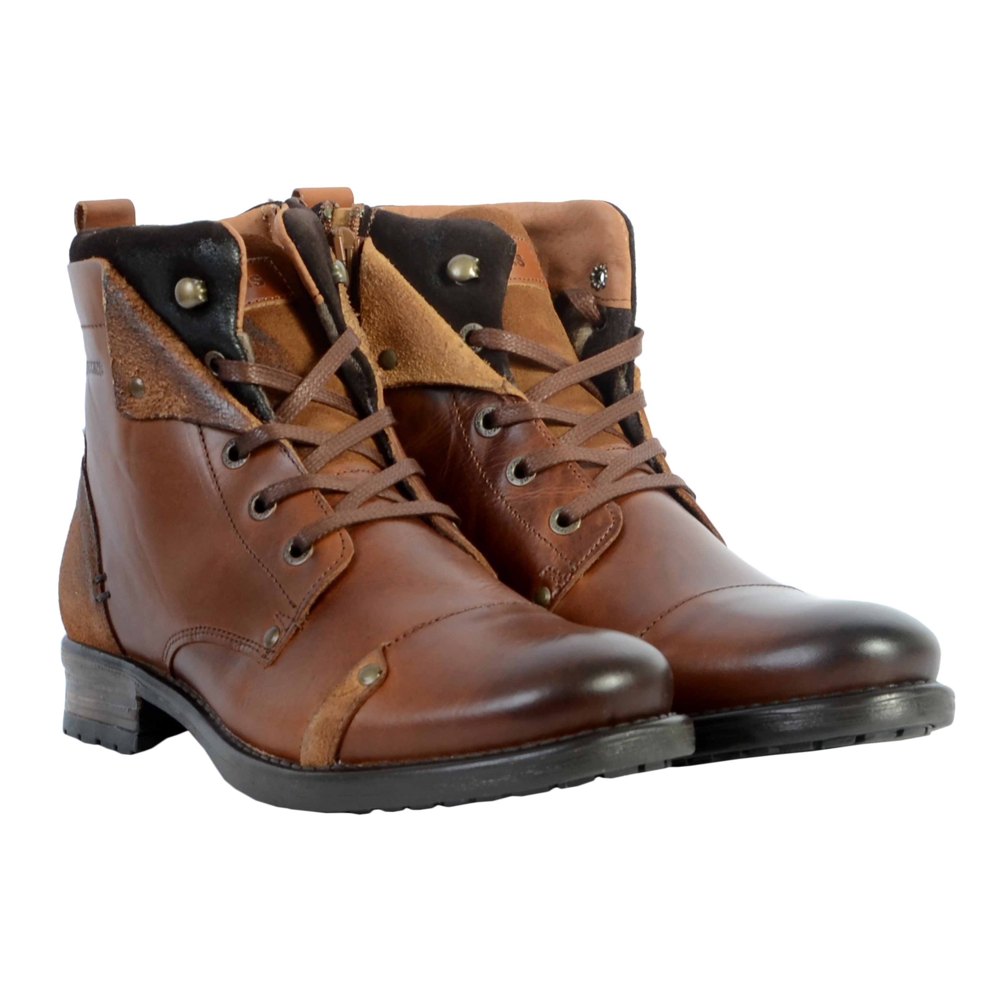 Yedos leather ankle boots REDSKINS Brown