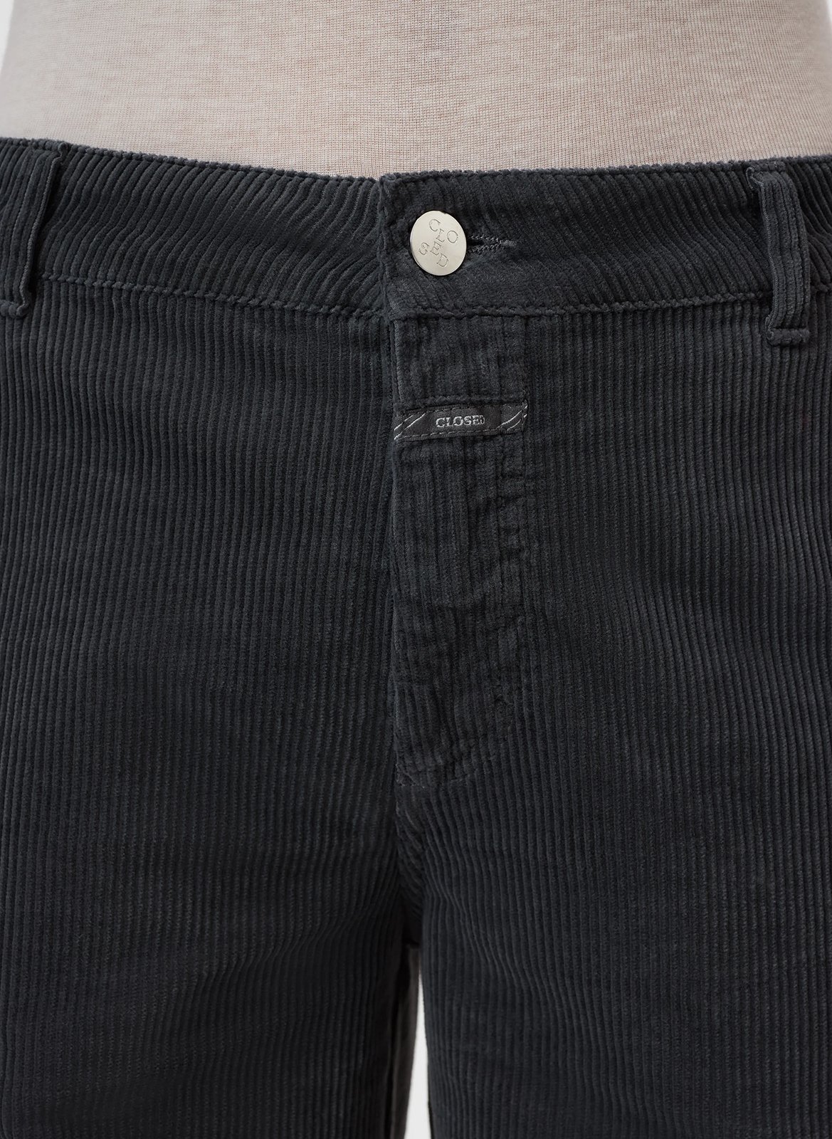 Mid-rise corduroy pants CLOSED Grey
