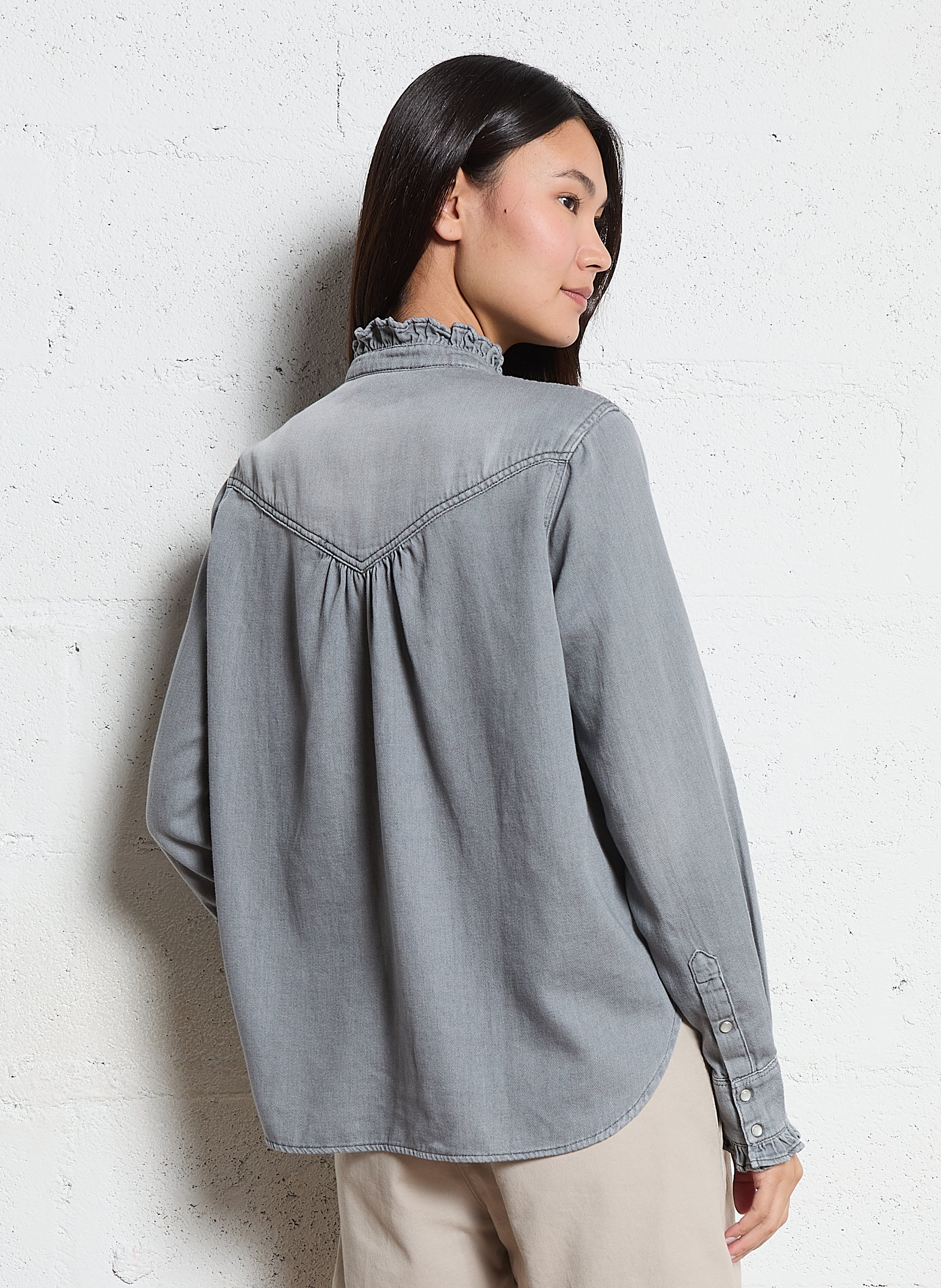 Blouse Colombine Ter ACQUAVERDE Grijs