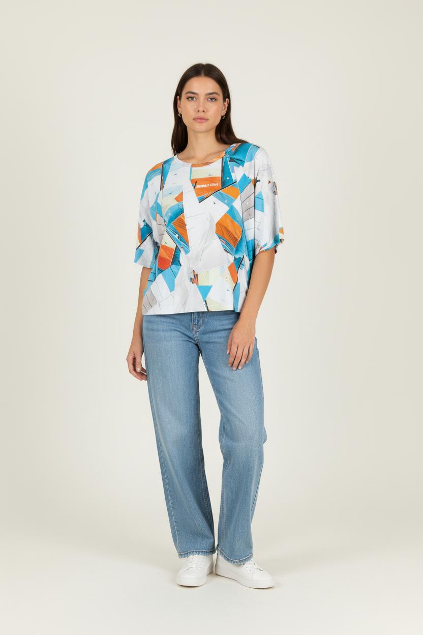 Tommy Badge T-shirt BIMBA Y LOLA - Seconde main Multicolored