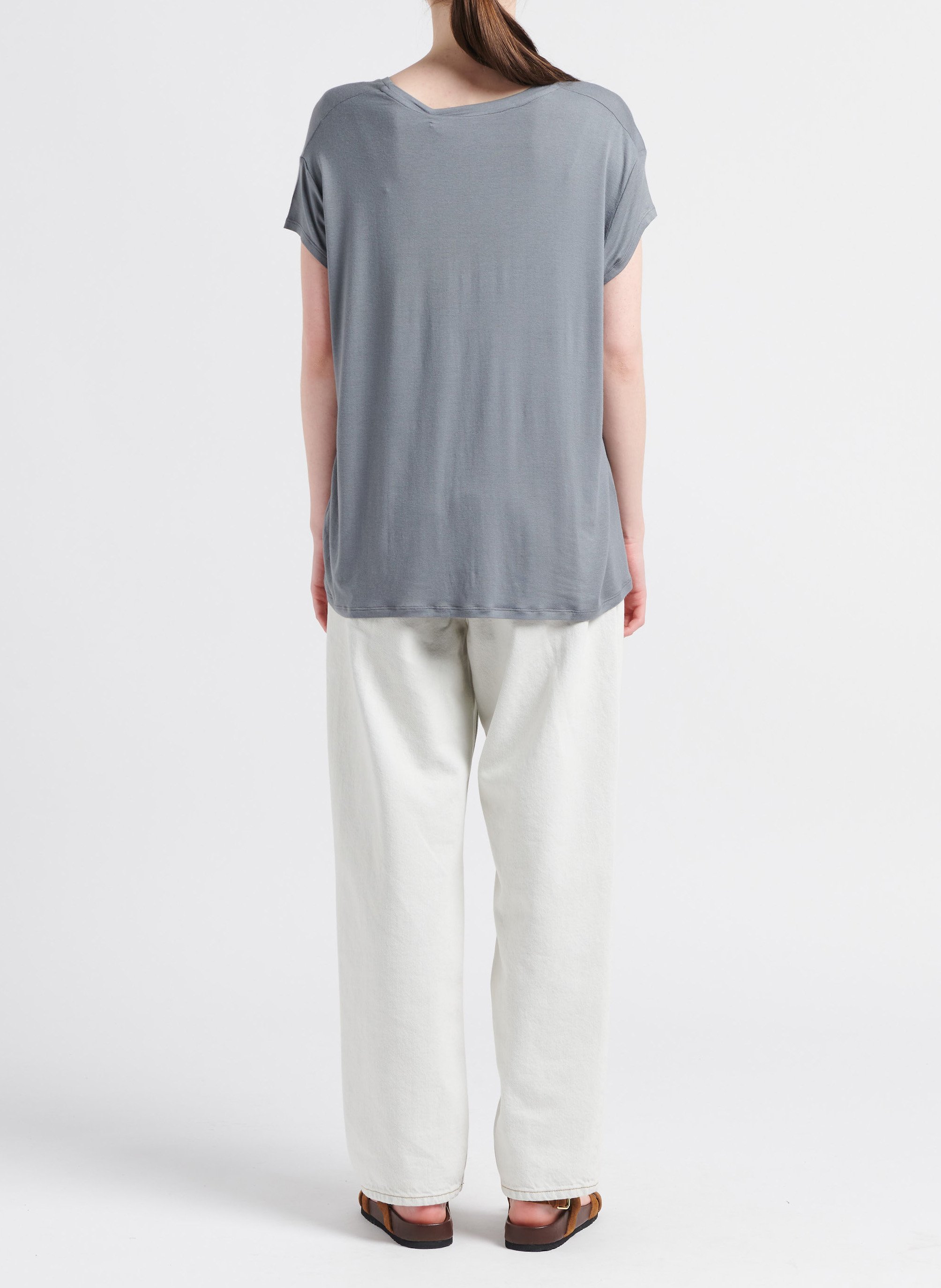 Rundhals-T-Shirt MARGAUX LONNBERG Grau