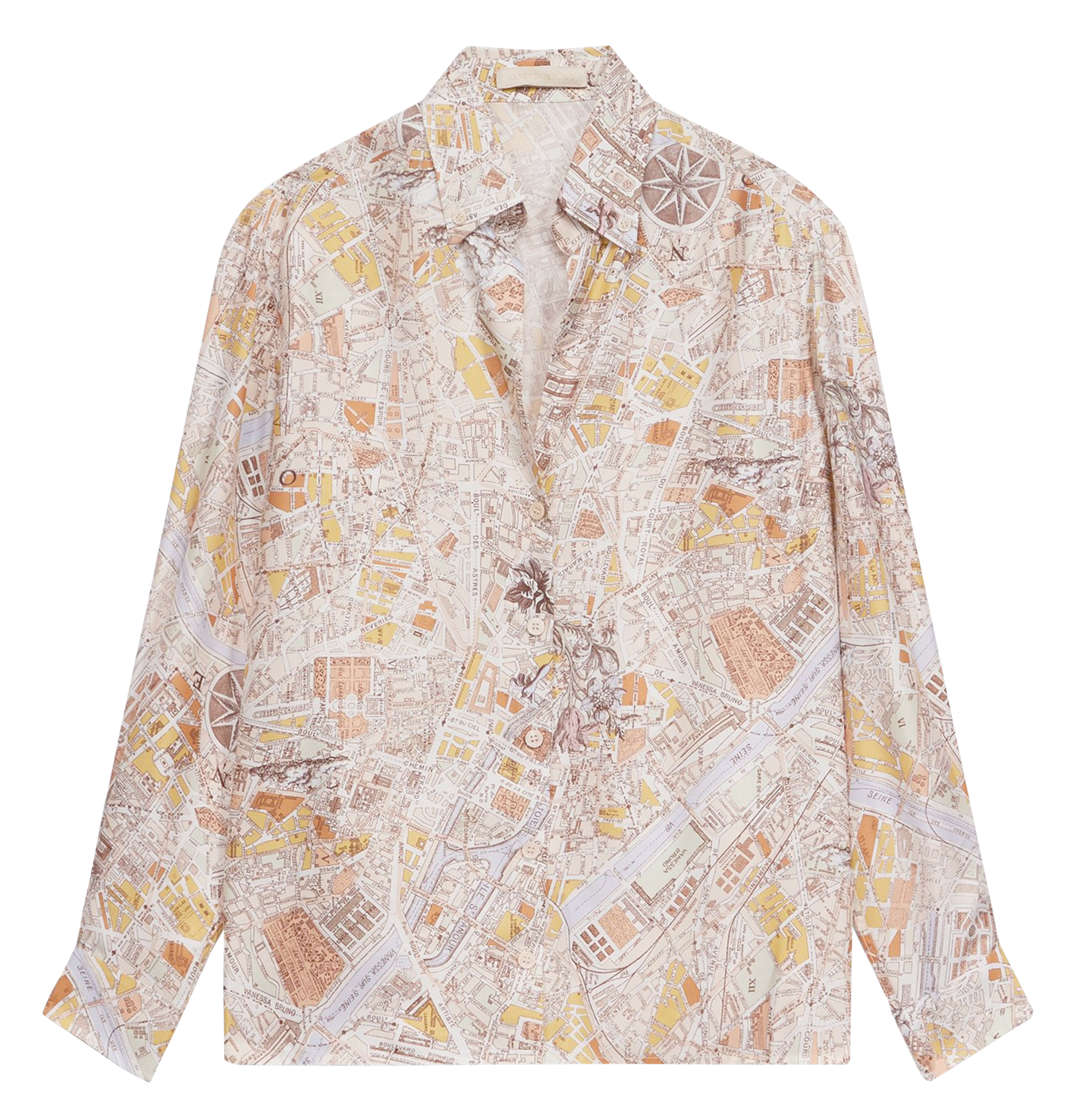 Chemise droite imprimée VANESSA BRUNO Multicolore