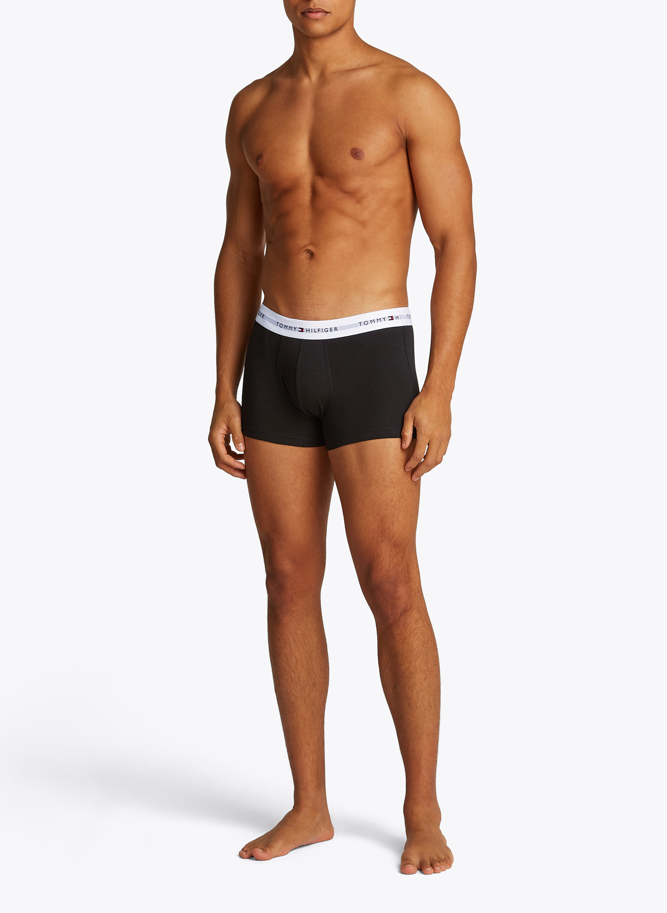 Lot de 3 boxers en coton mélangé TOMMY HILFIGER Rouge