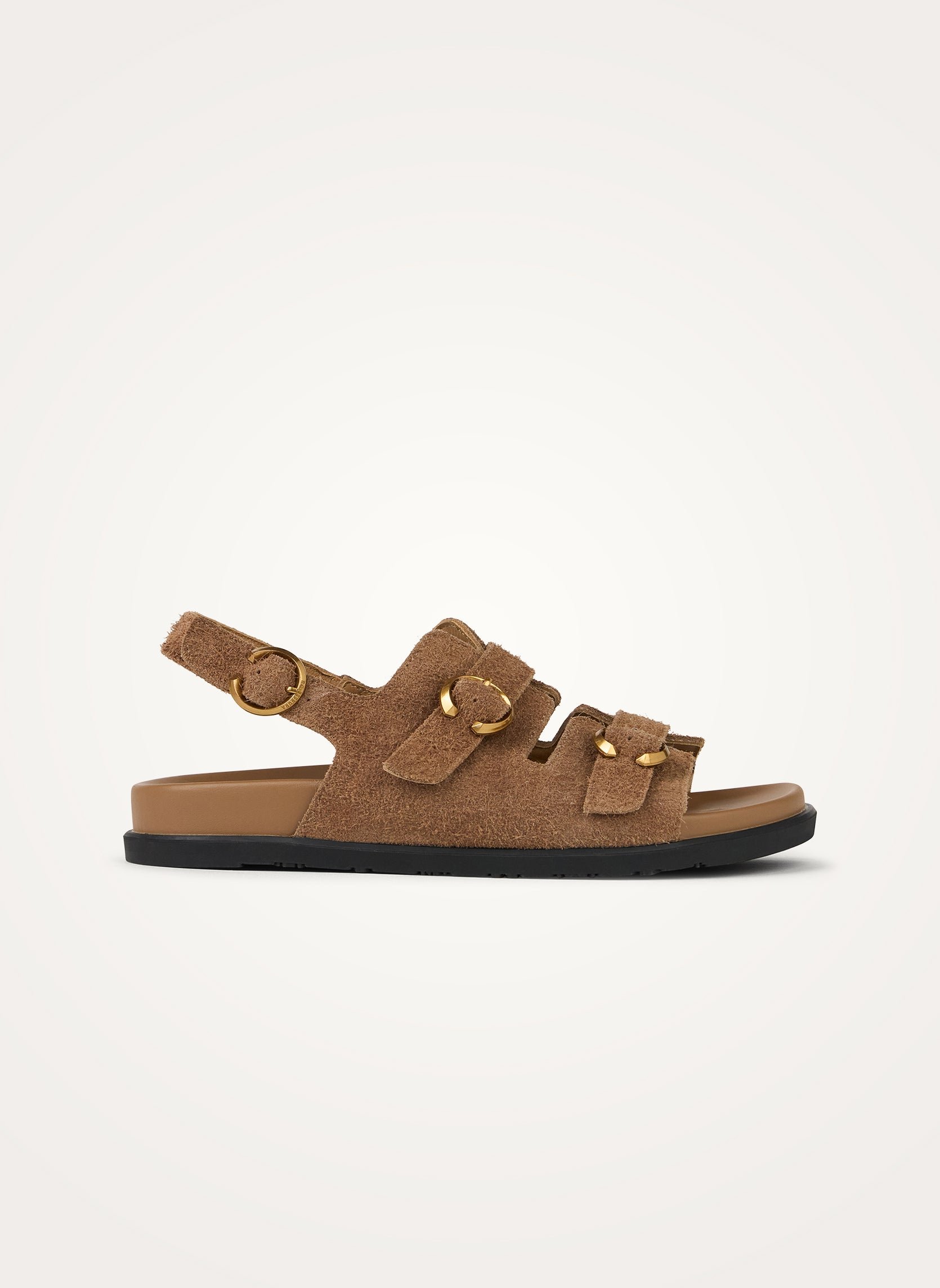 Leopard print flat sandals with strap VANESSA WU