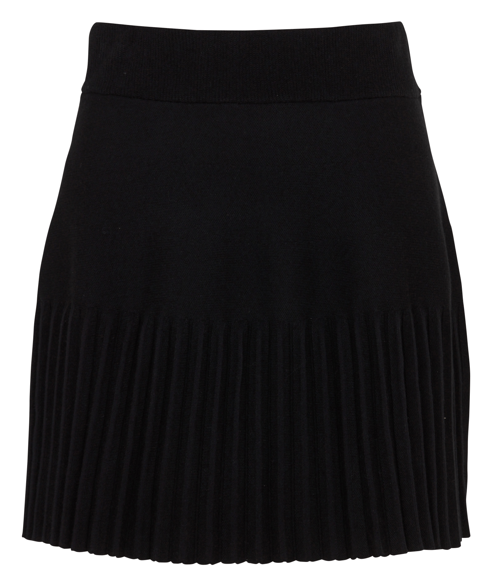 Flared knitted skirt SUNCOO Black