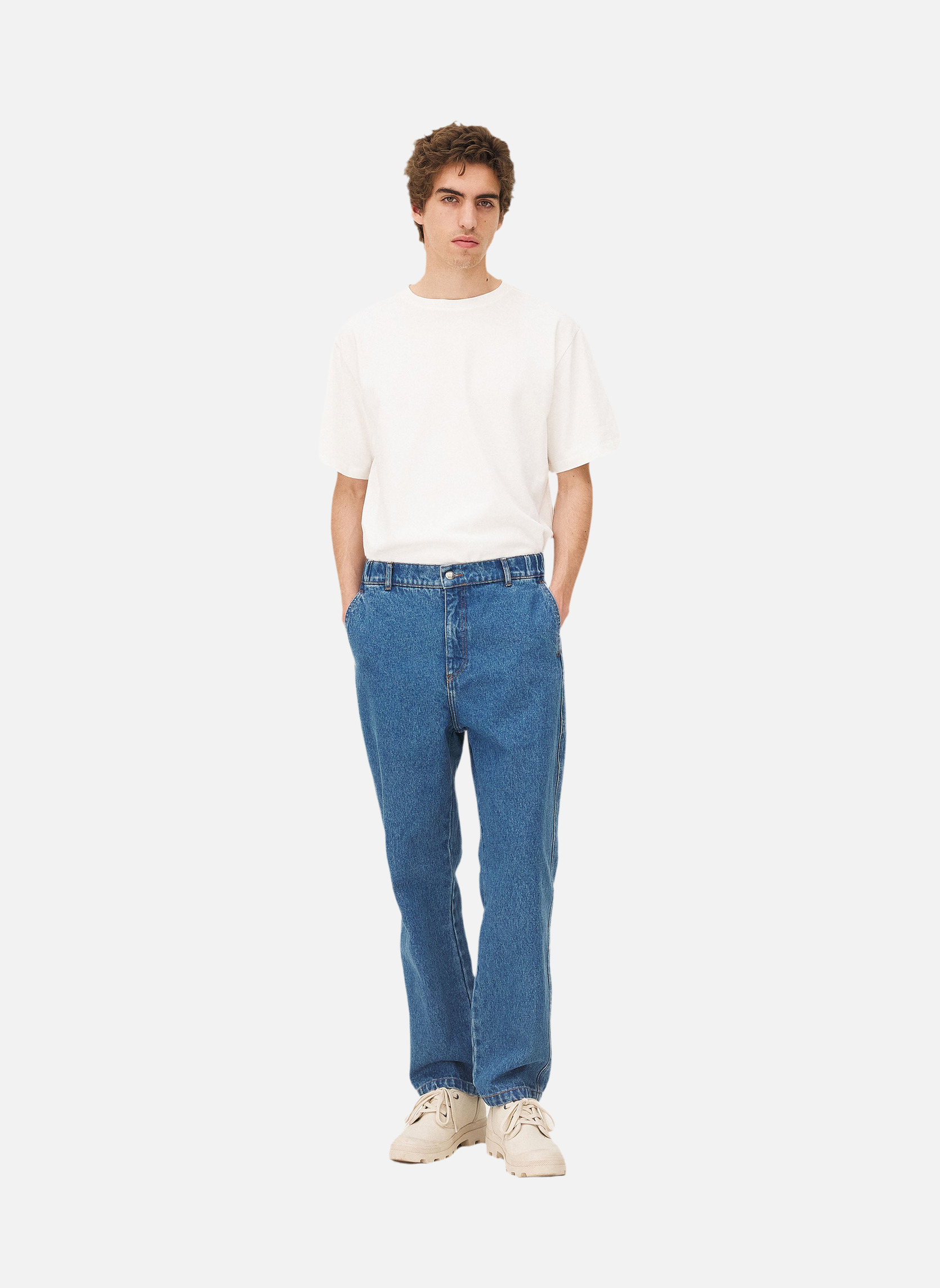 Wide leg jeans Calder Denim Light | Blue Noyoco Men