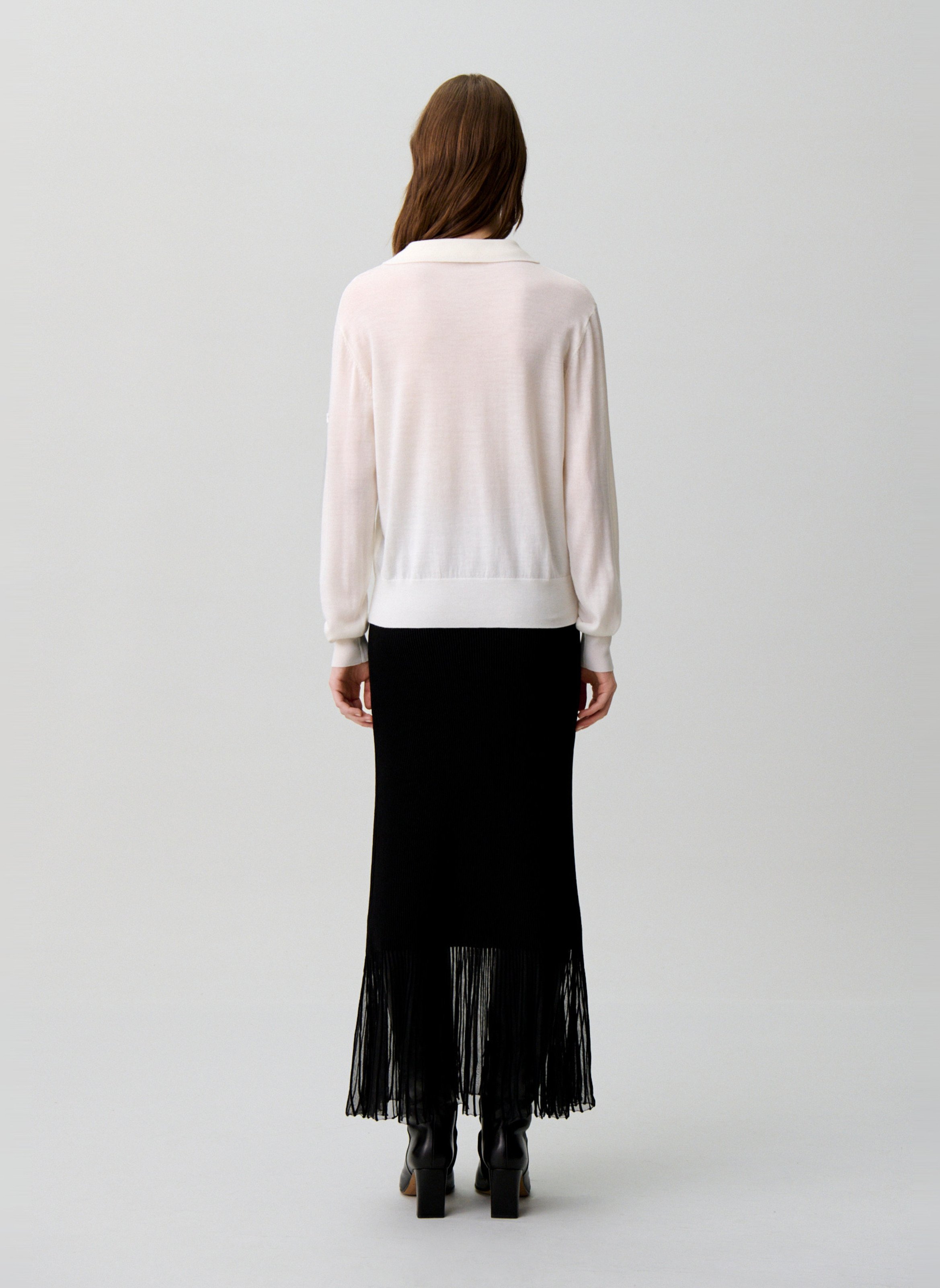 Pull droit en laine  CLAUDIE PIERLOT Beige