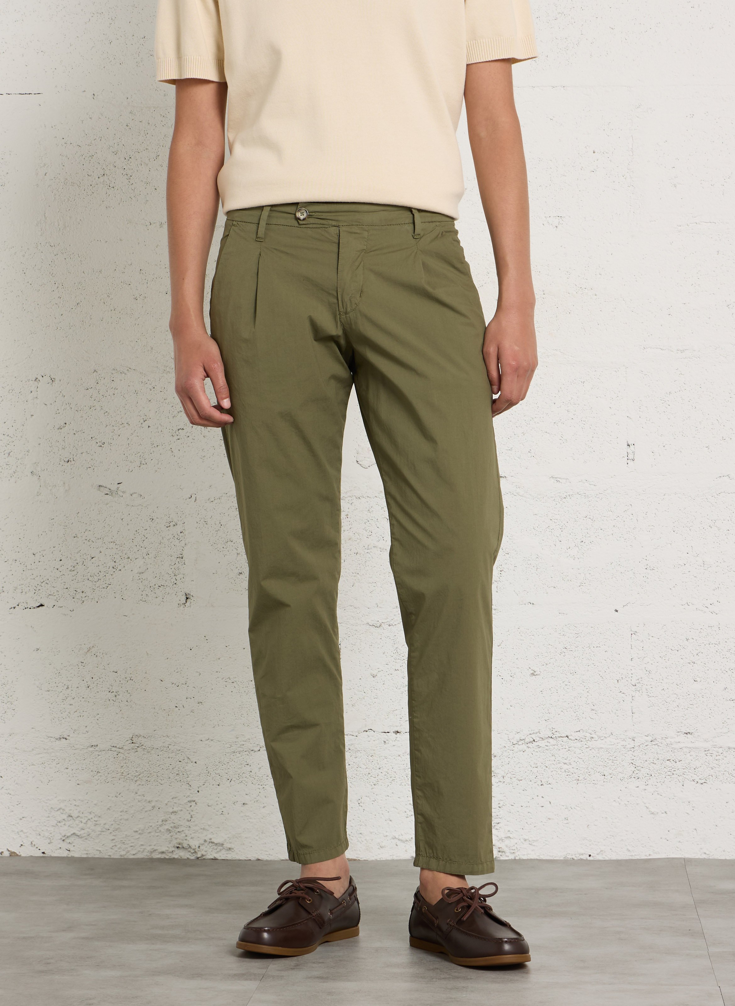 Chino - katoenblend IMPERIAL Groen