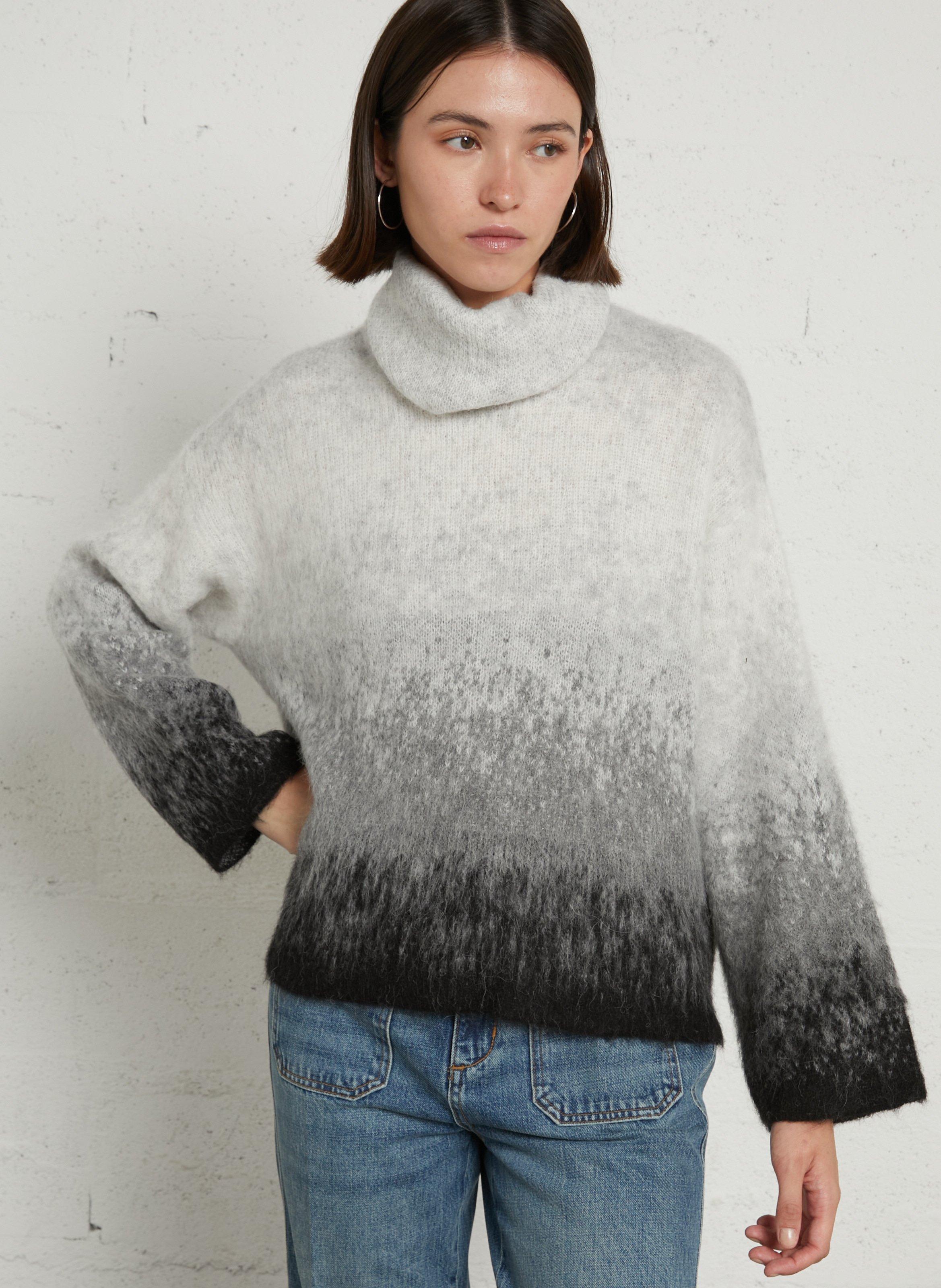 Oversize Rollkragenpullover LIU JO Grau