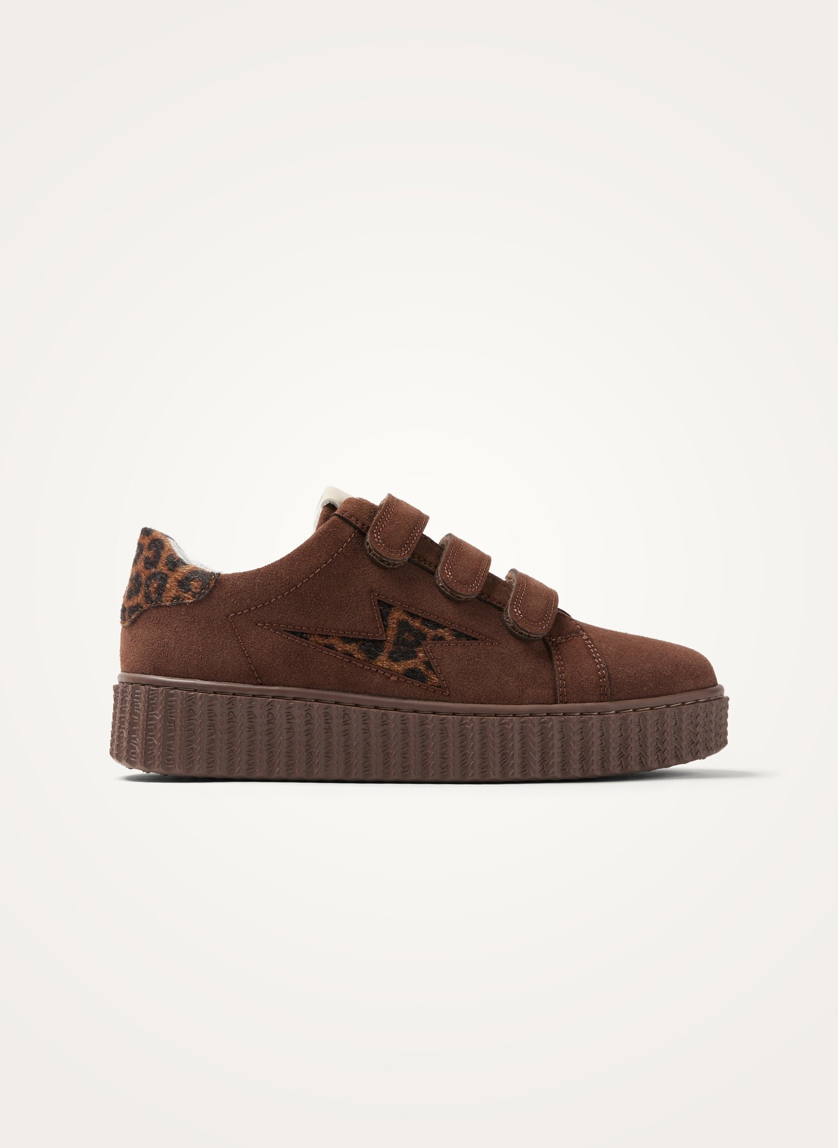 Low Velcro trainers VANESSA WU Brown