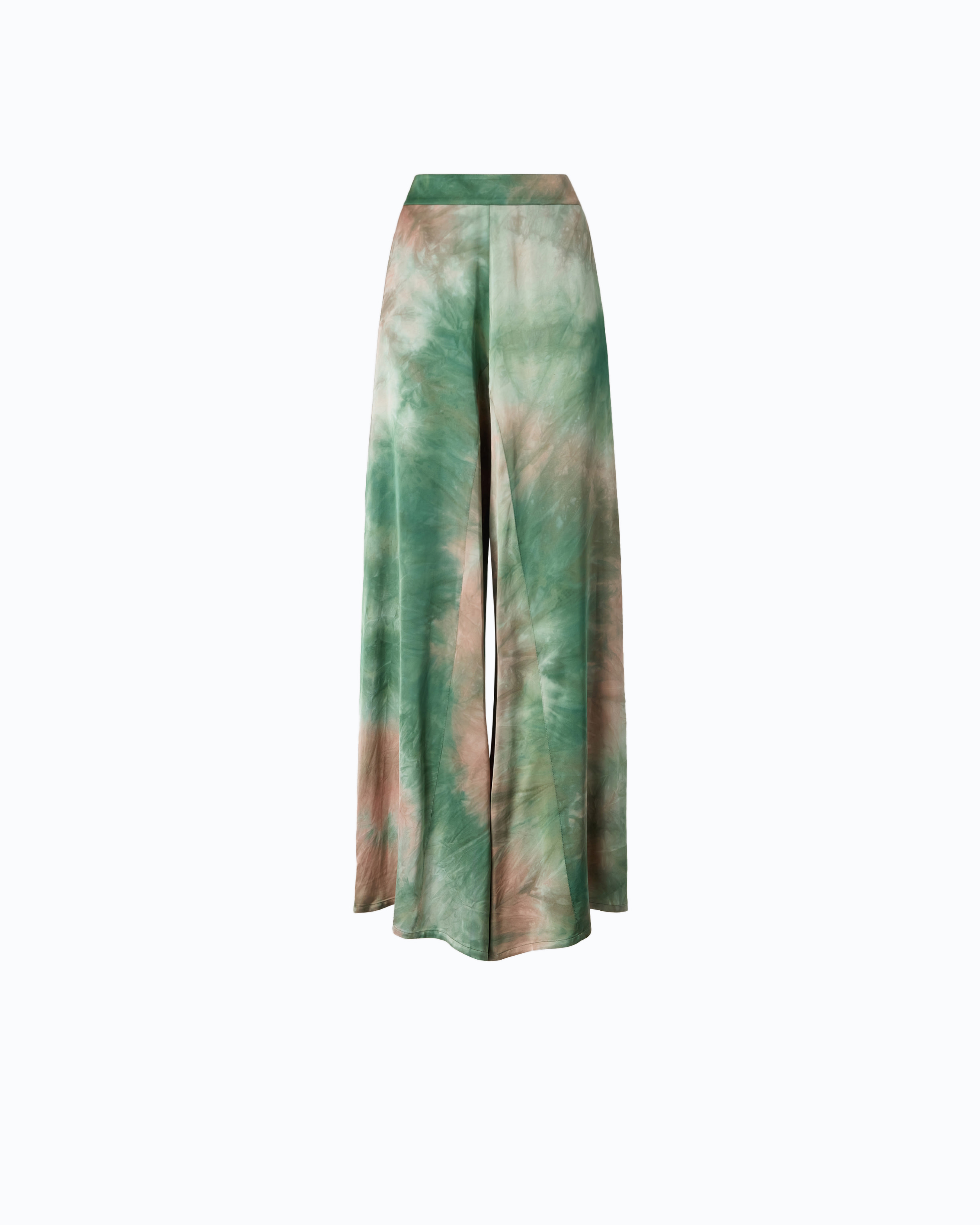 Satin trousers with gradient reflections PINKO Multicolored