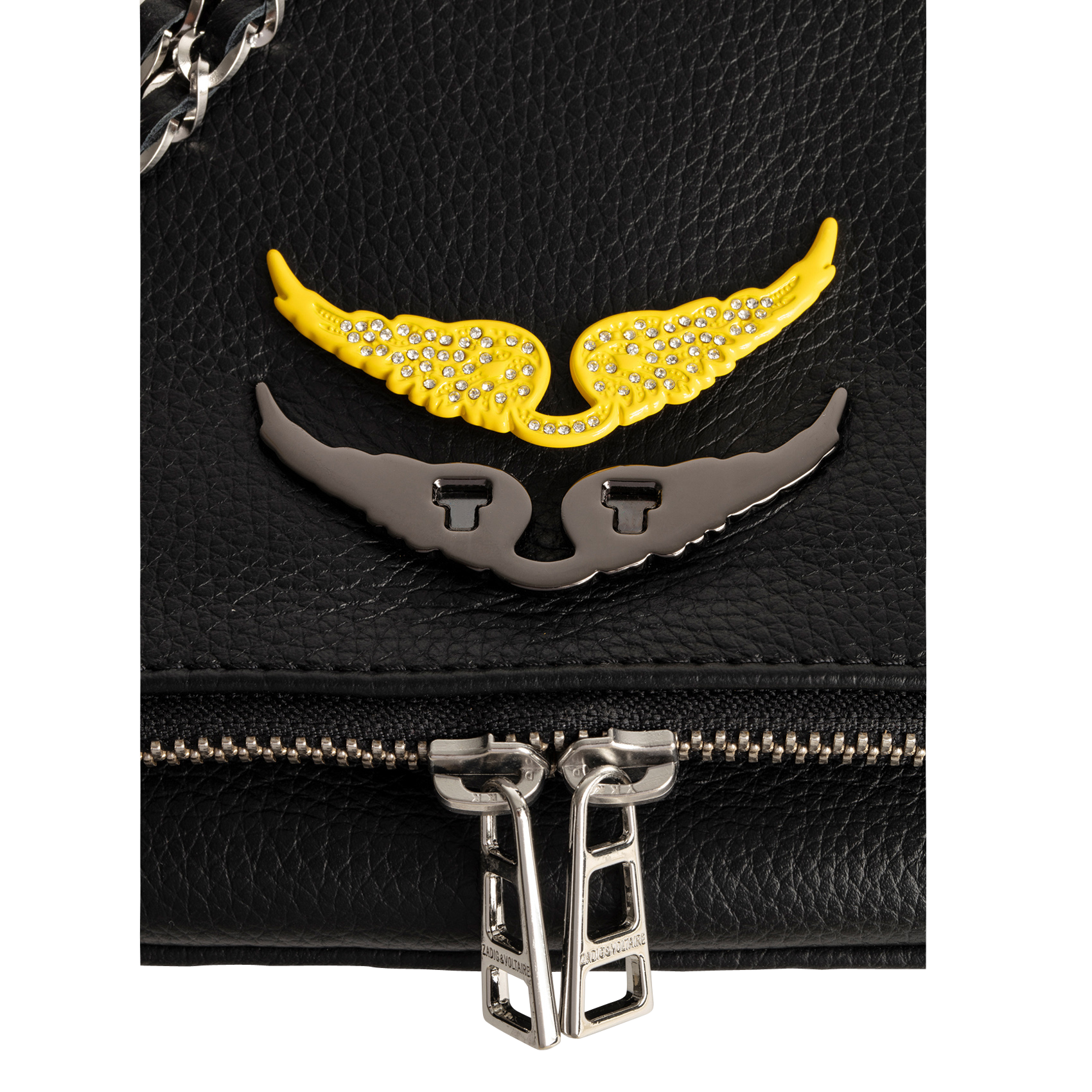 Flügel-Anhänger mit Strass ZADIG&VOLTAIRE Gelb