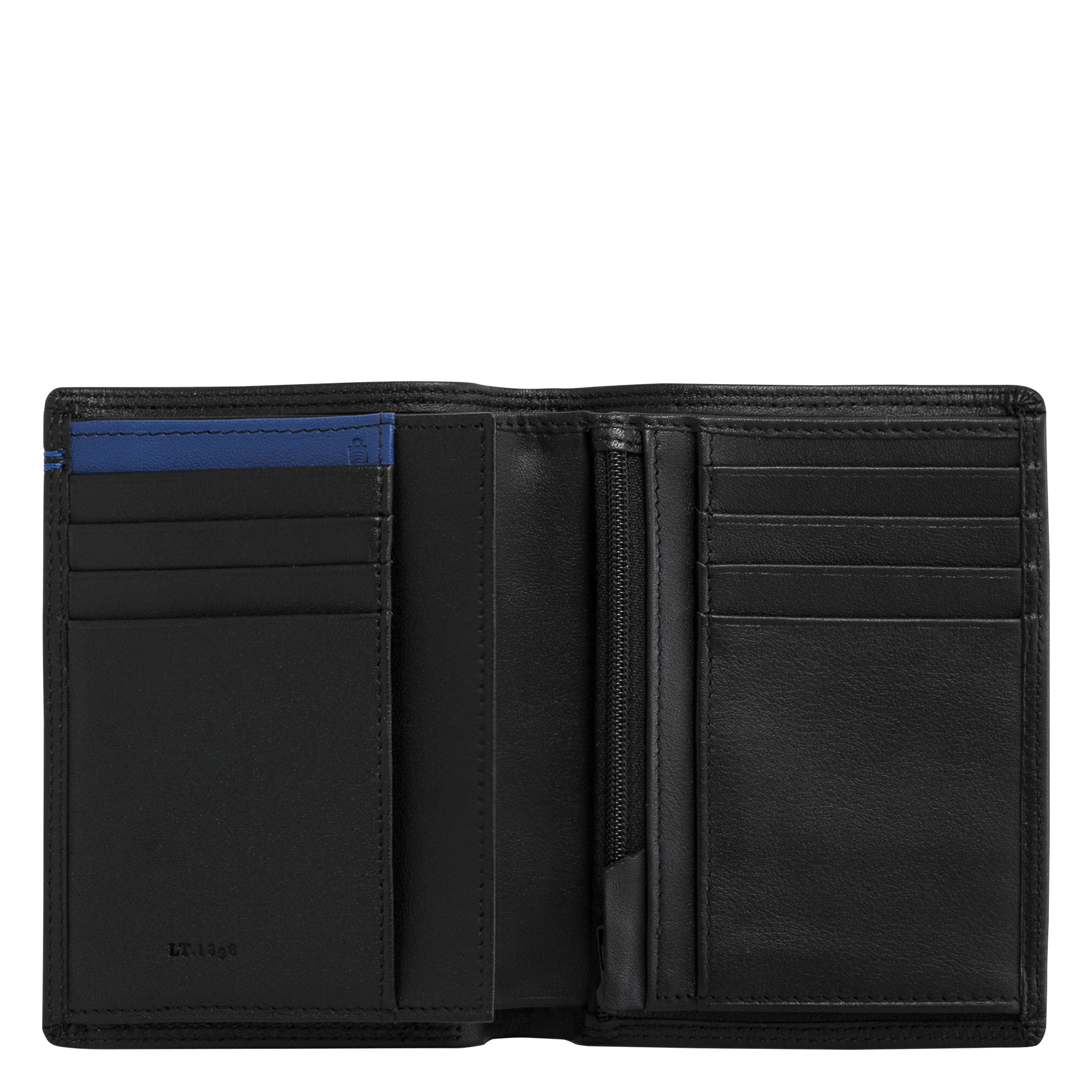 Leren portefeuille LE TANNEUR Zwart