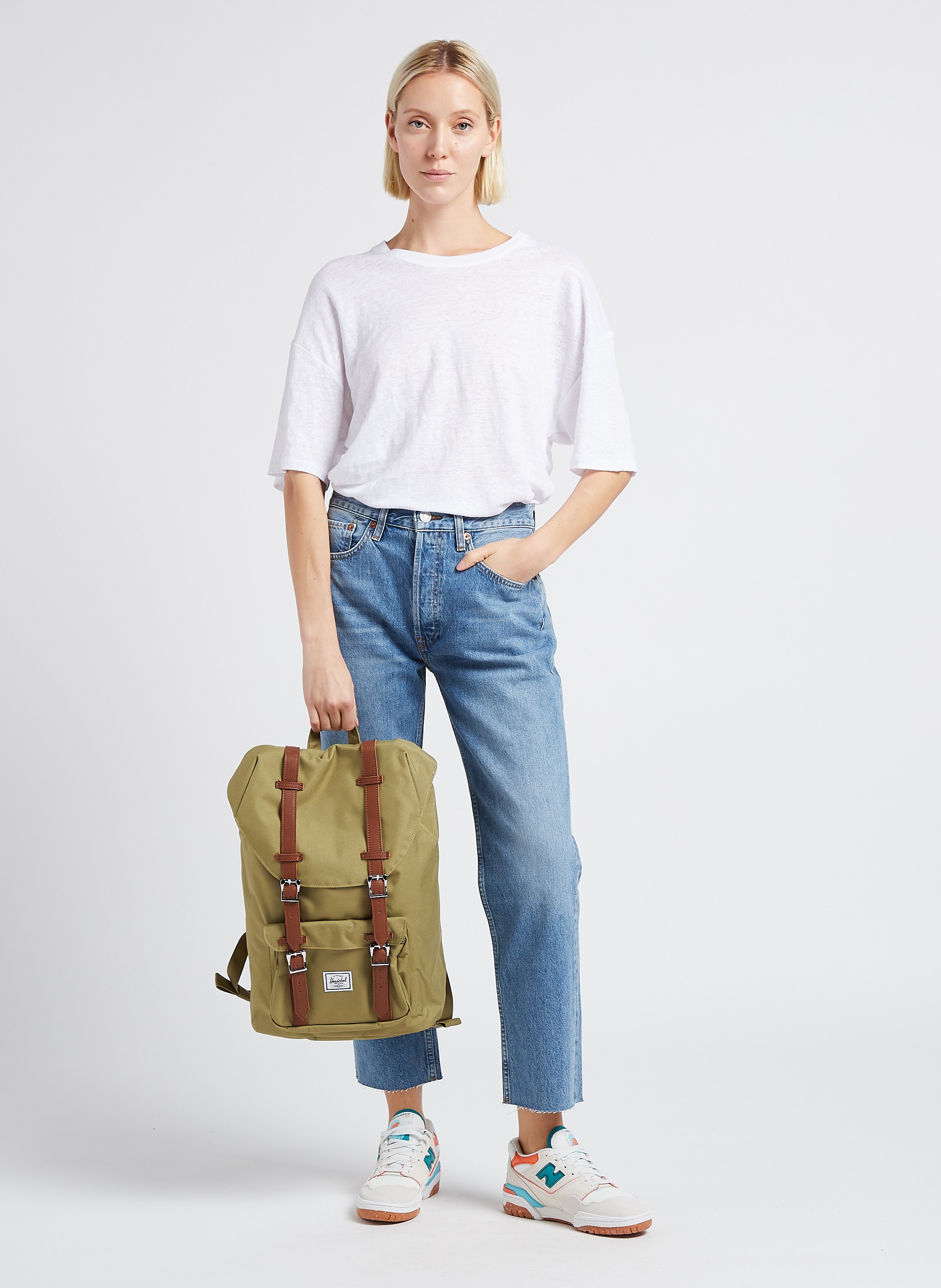 Rucksack Aus Canvas Dried Herb Herschel Damen Place des Tendances