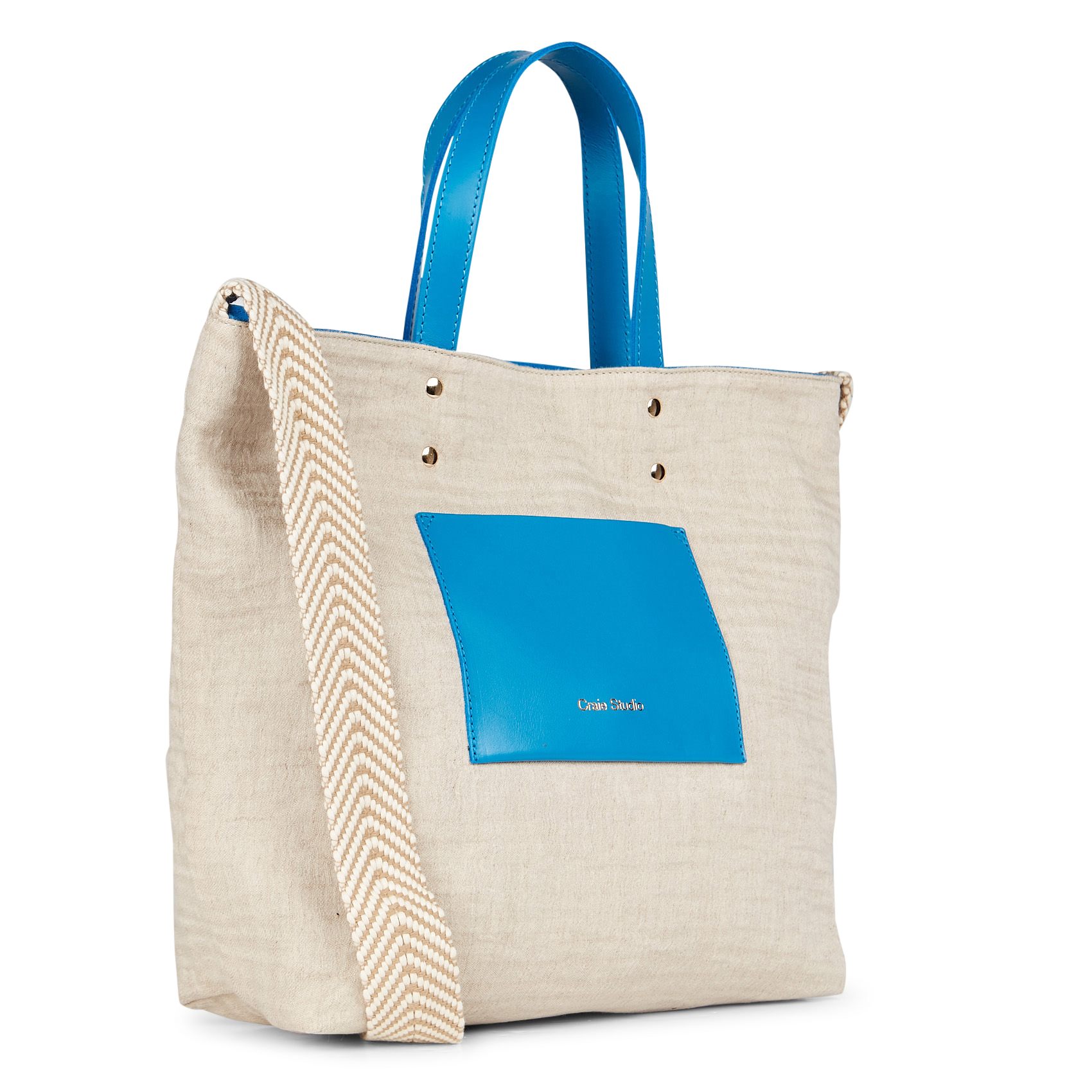 Sac cabas en lin mélangé CRAIE STUDIO Beige